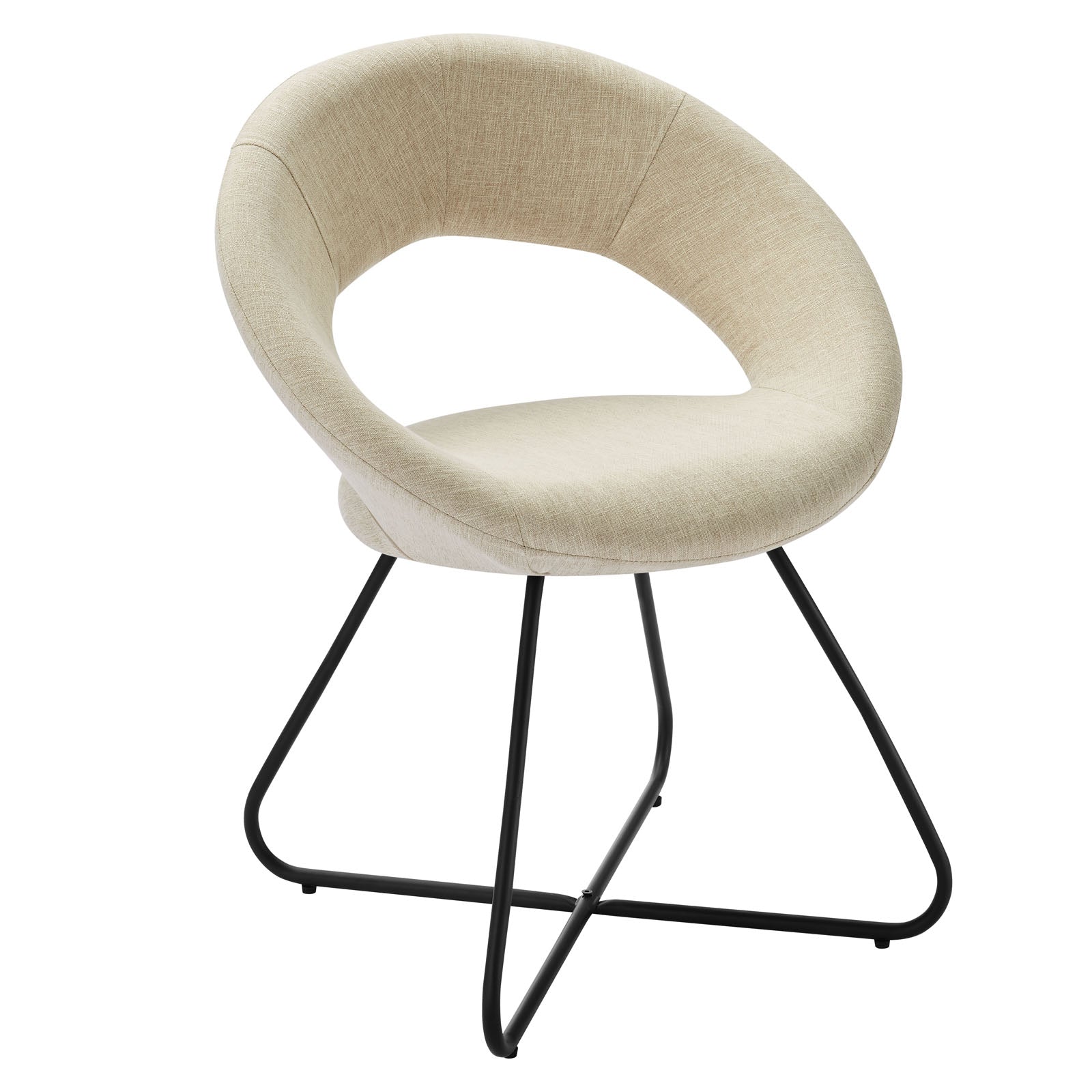 Modway Nouvelle Upholstered Fabric Dining Chair Set of 2 | Dining Chairs | Modishstore-6