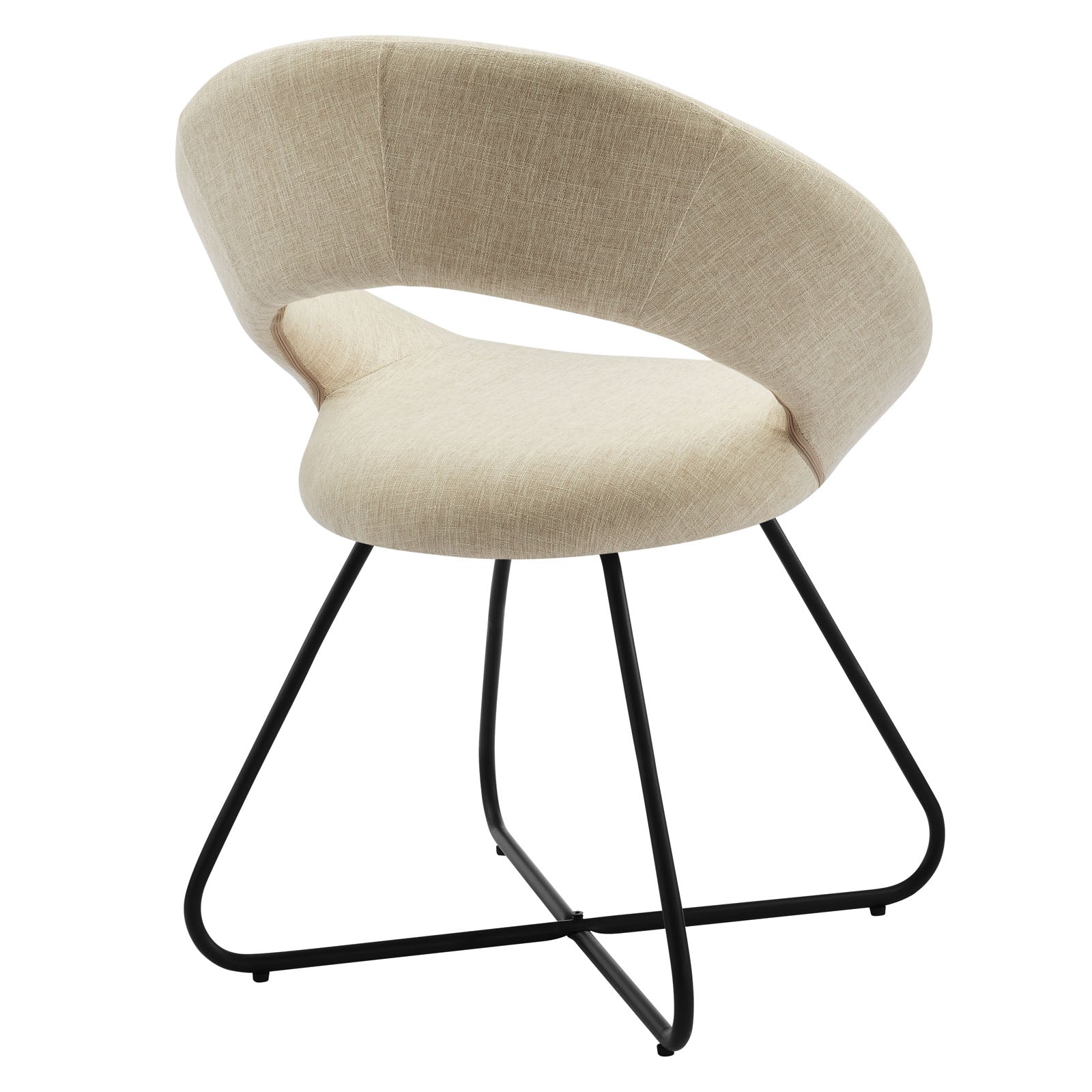 Modway Nouvelle Upholstered Fabric Dining Chair Set of 2 | Dining Chairs | Modishstore-3