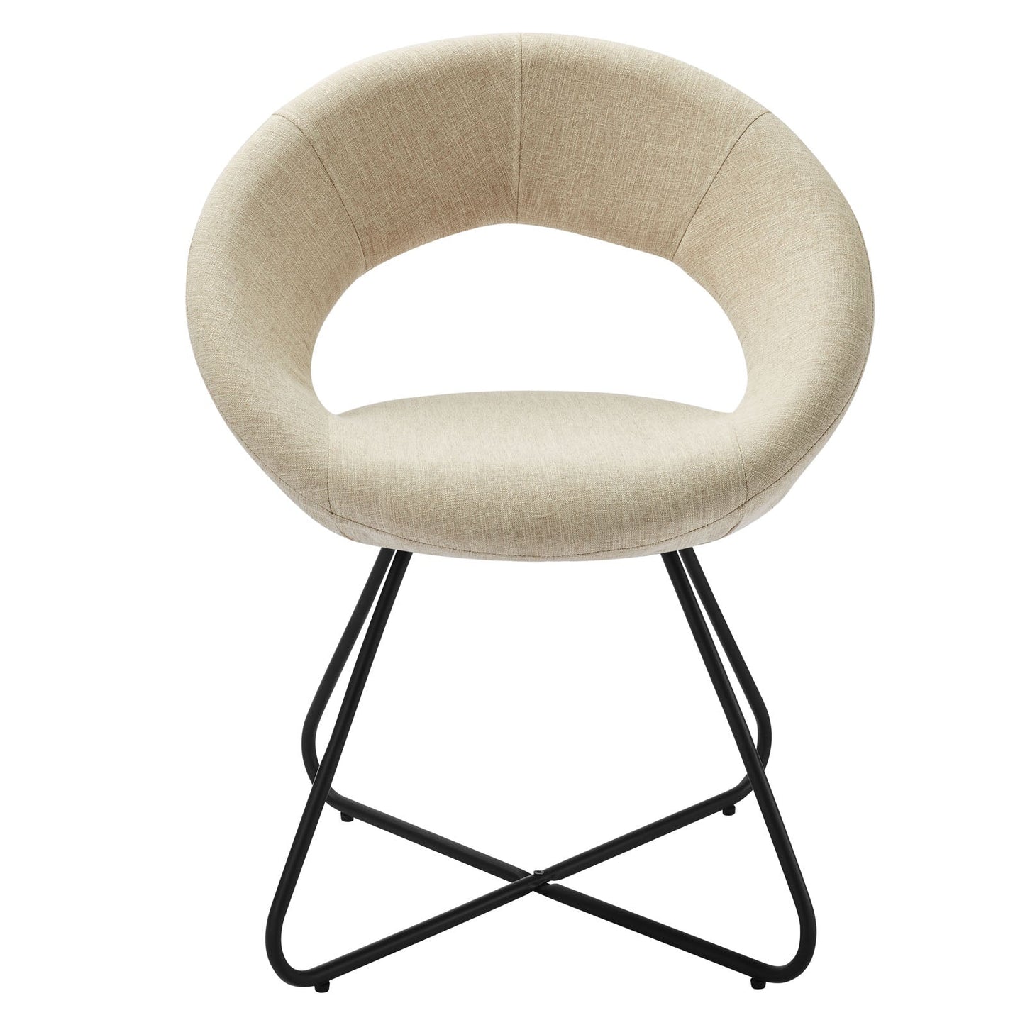 Modway Nouvelle Upholstered Fabric Dining Chair Set of 2 | Dining Chairs | Modishstore-5