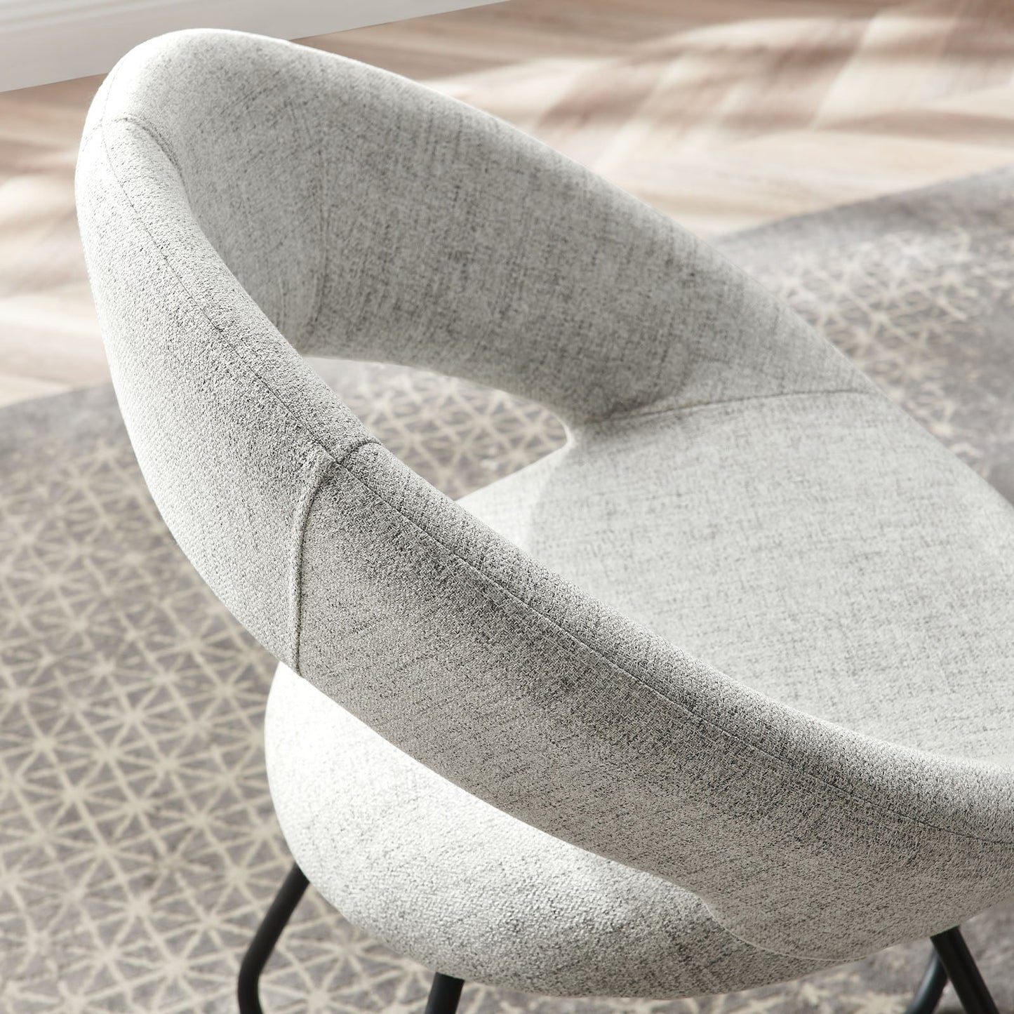 Modway Nouvelle Upholstered Fabric Dining Chair Set of 2 | Dining Chairs | Modishstore-19