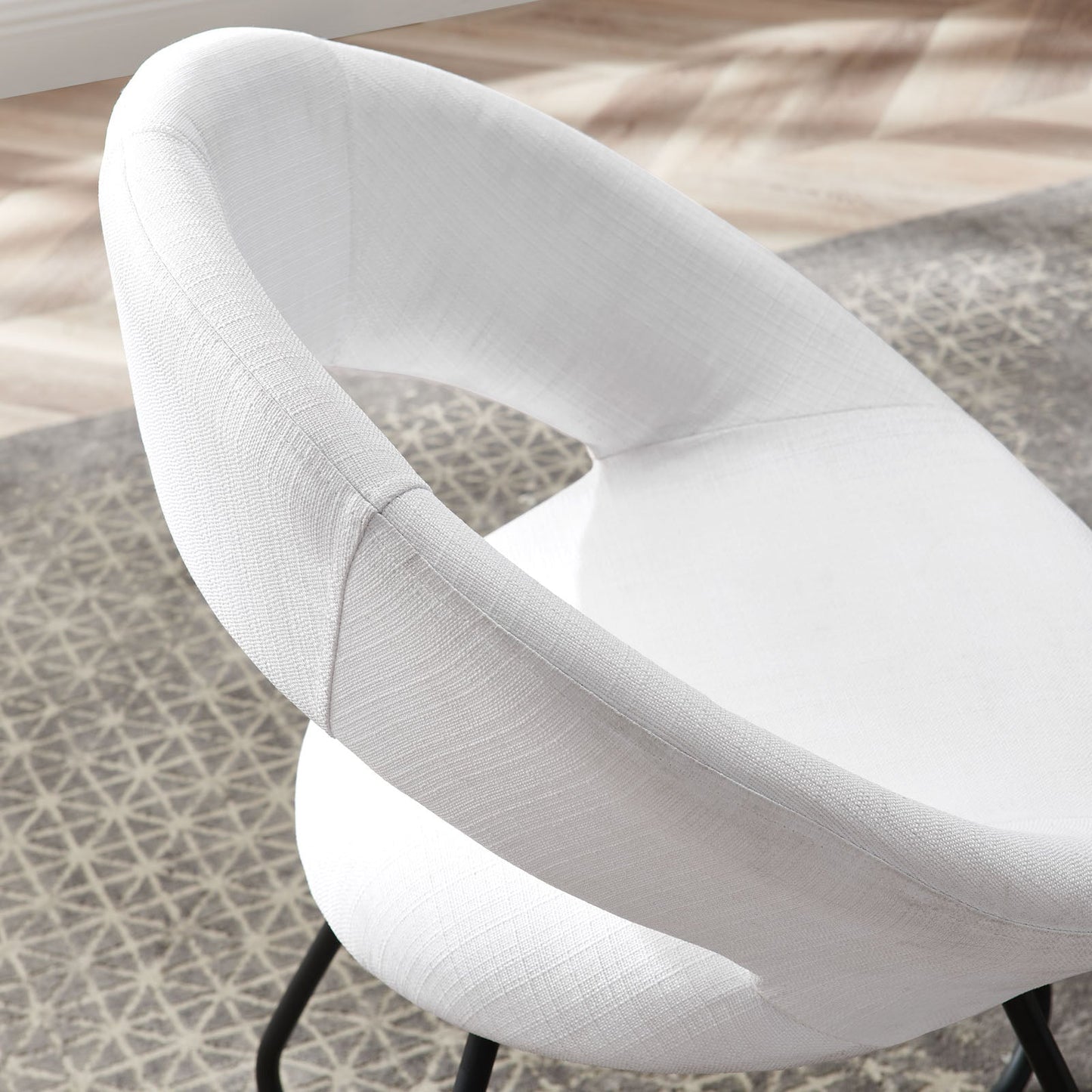 Modway Nouvelle Upholstered Fabric Dining Chair Set of 2 | Dining Chairs | Modishstore-20