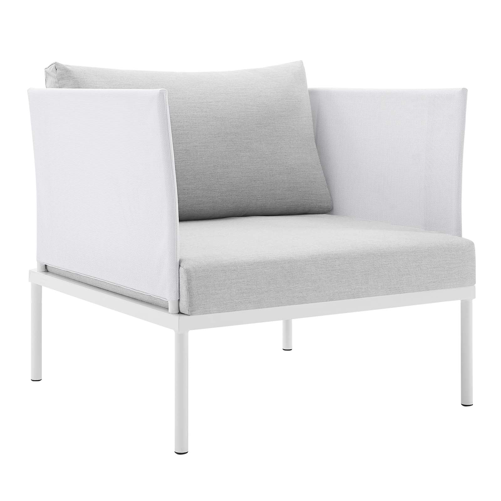 Modway Harmony 3-Piece  Sunbrella® Outdoor Patio Aluminum Seating Set | Outdoor Sofas, Loveseats & Sectionals | 
