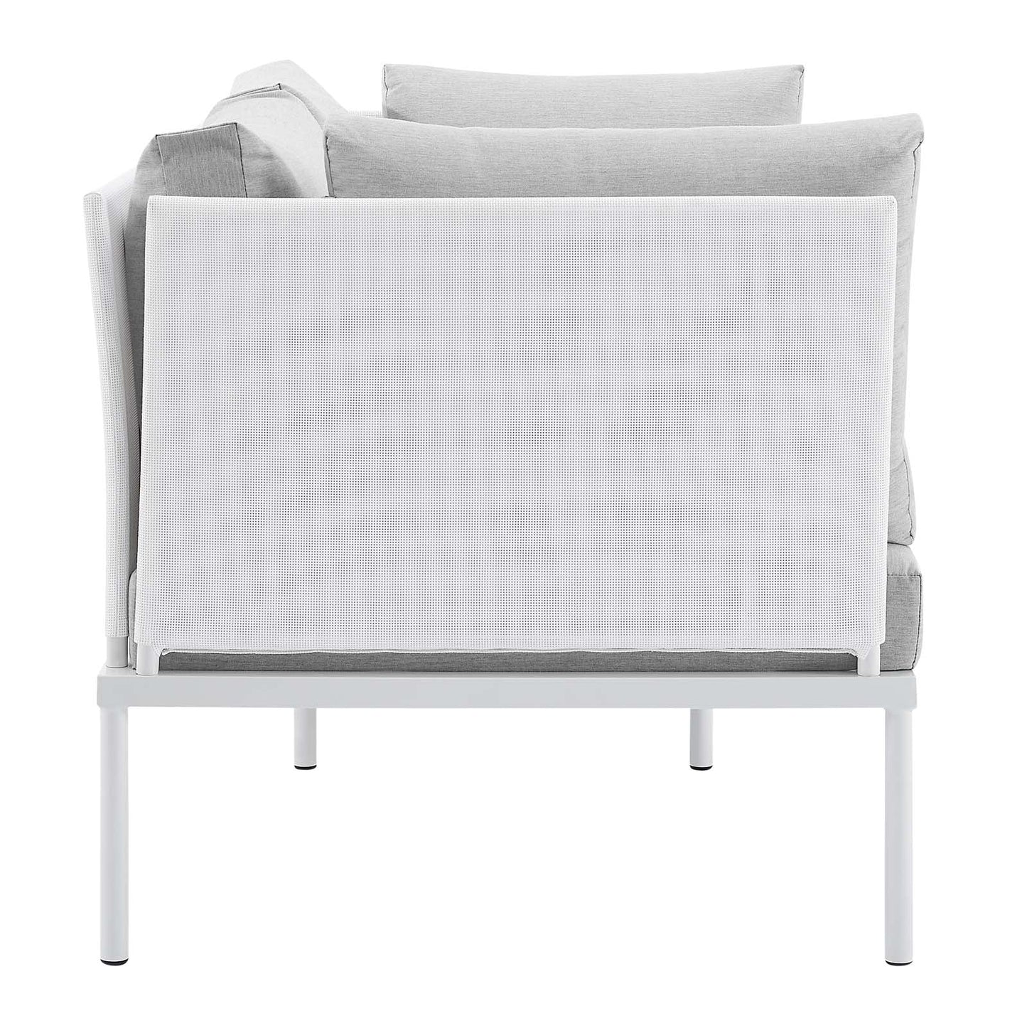 Modway Harmony 4-Piece  Sunbrella® Outdoor Patio Aluminum Seating Set | Outdoor Sofas, Loveseats & Sectionals | 