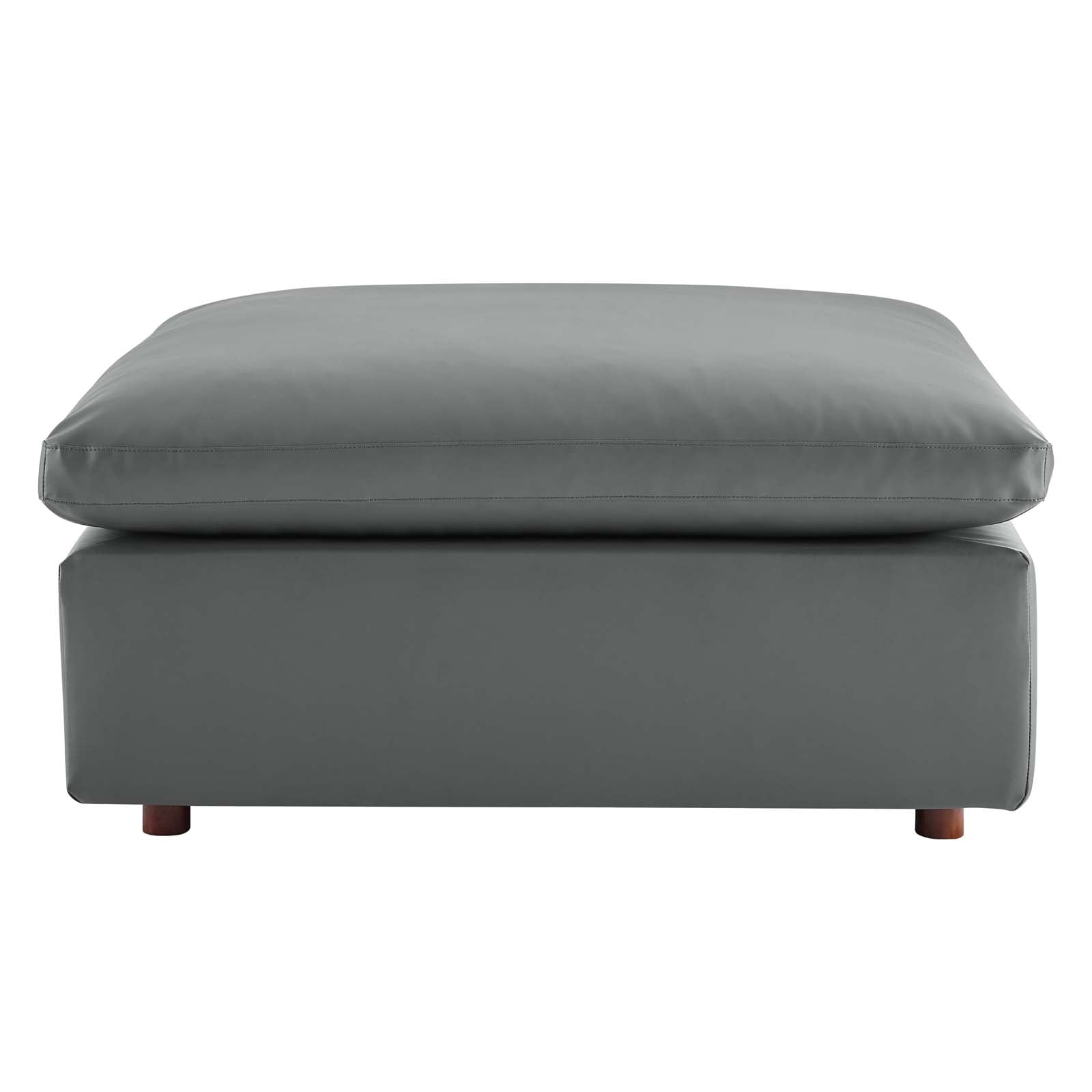Modway Commix Down Filled Overstuffed Vegan Leather Ottoman |  | 