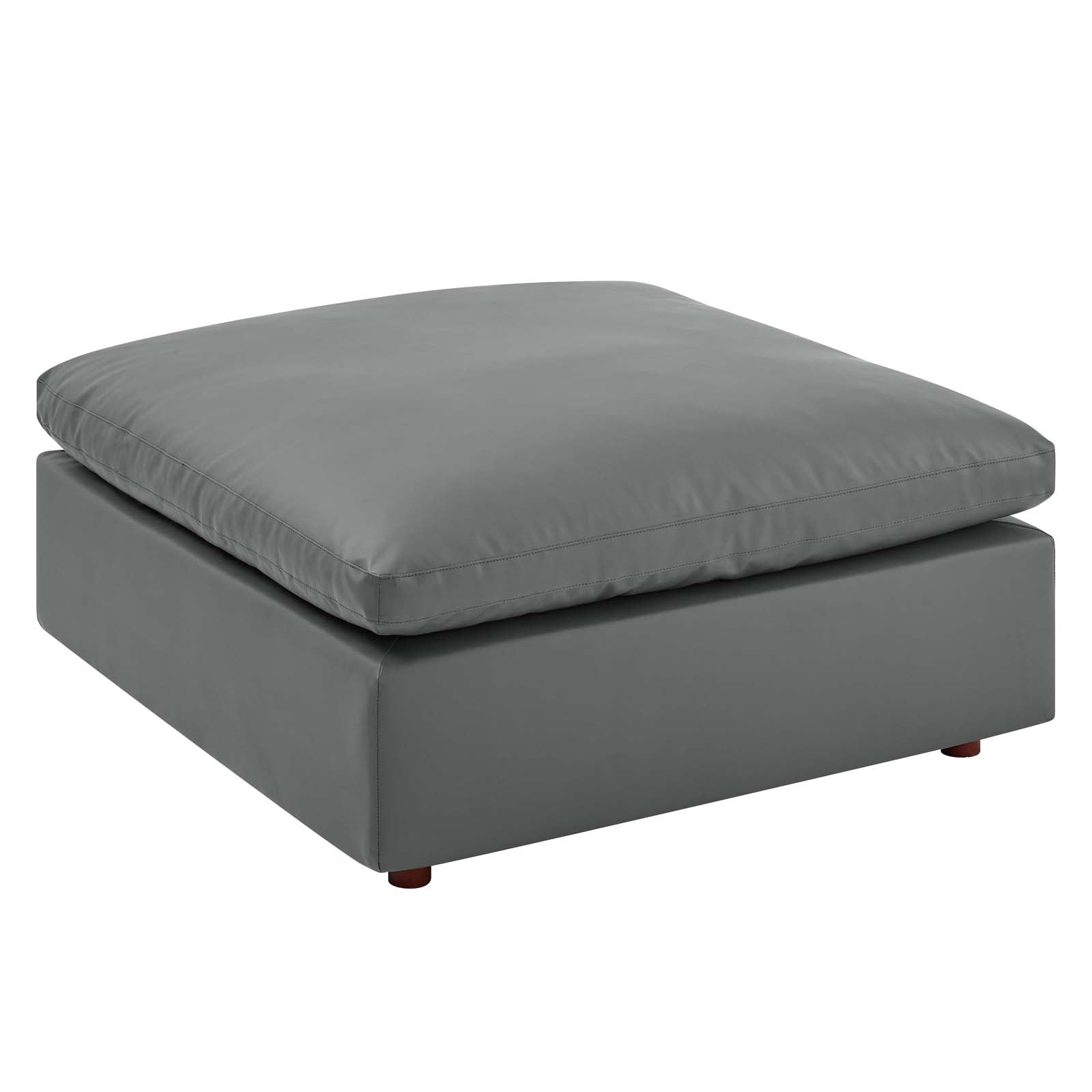 Modway Commix Down Filled Overstuffed Vegan Leather Ottoman |  | 