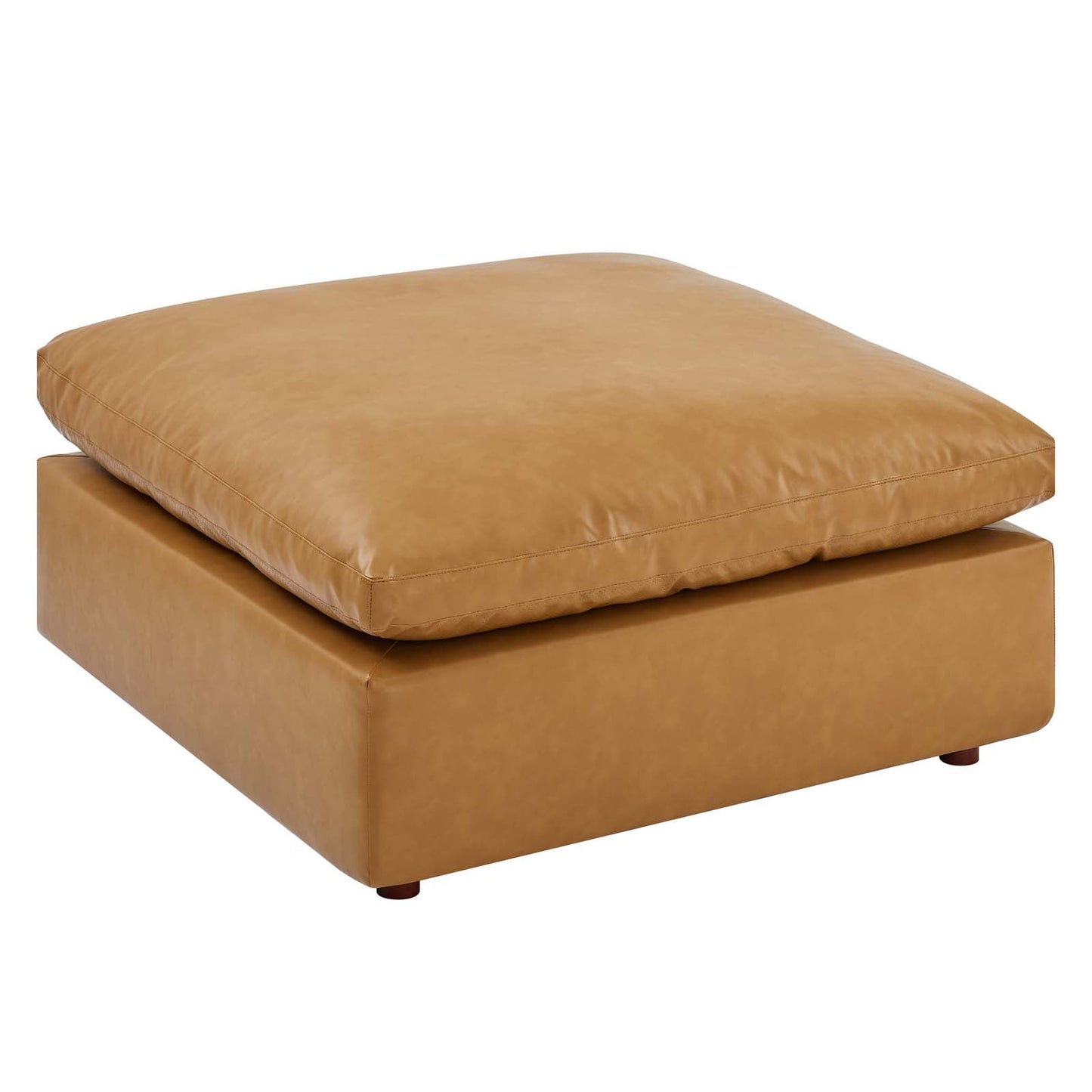 Modway Commix Down Filled Overstuffed Vegan Leather Ottoman |  | 