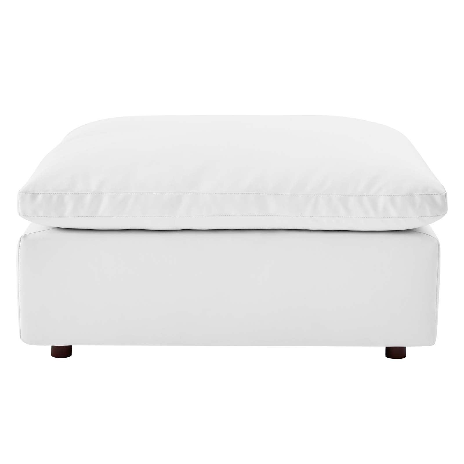 Modway Commix Down Filled Overstuffed Vegan Leather Ottoman |  | 
