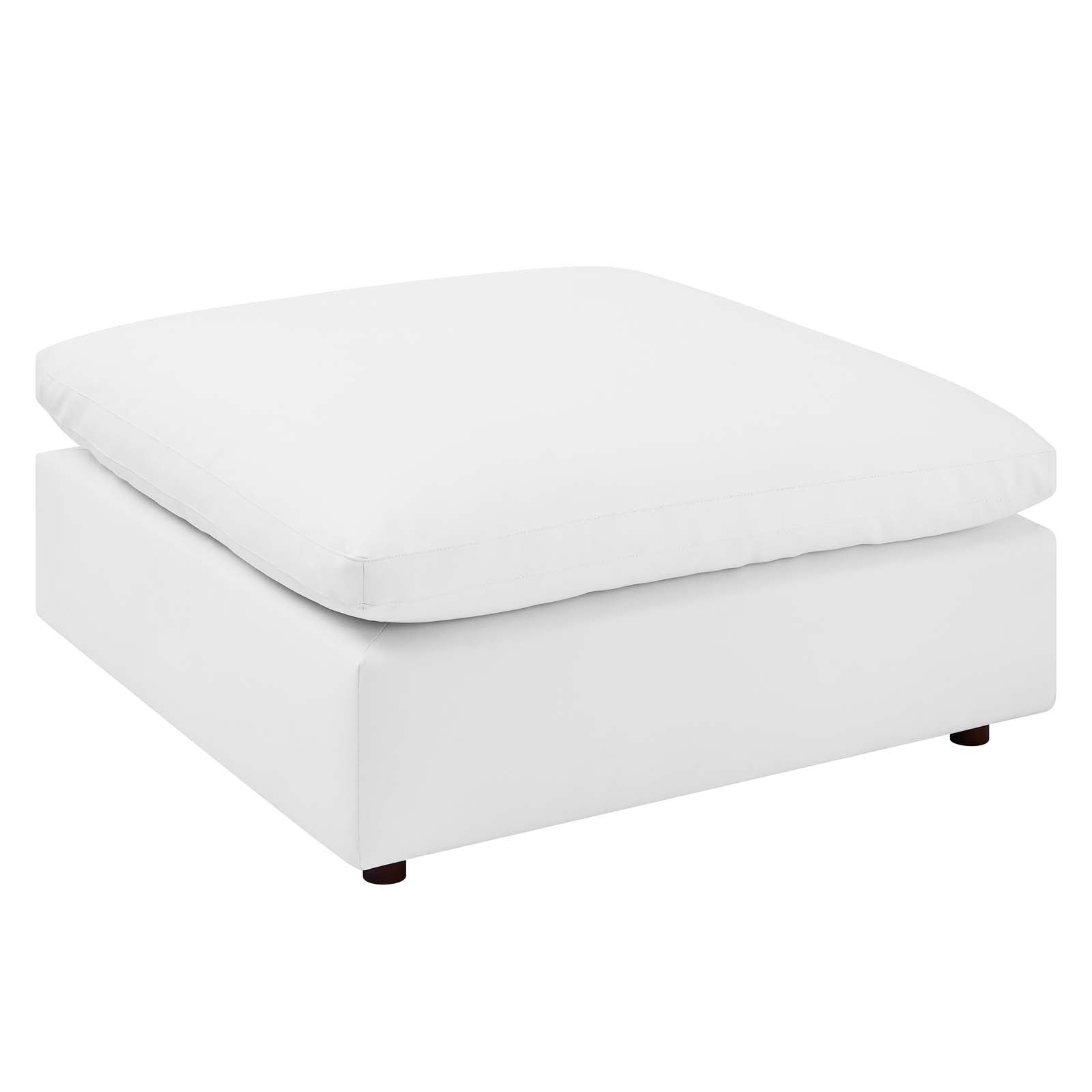 Modway Commix Down Filled Overstuffed Vegan Leather Ottoman |  | 