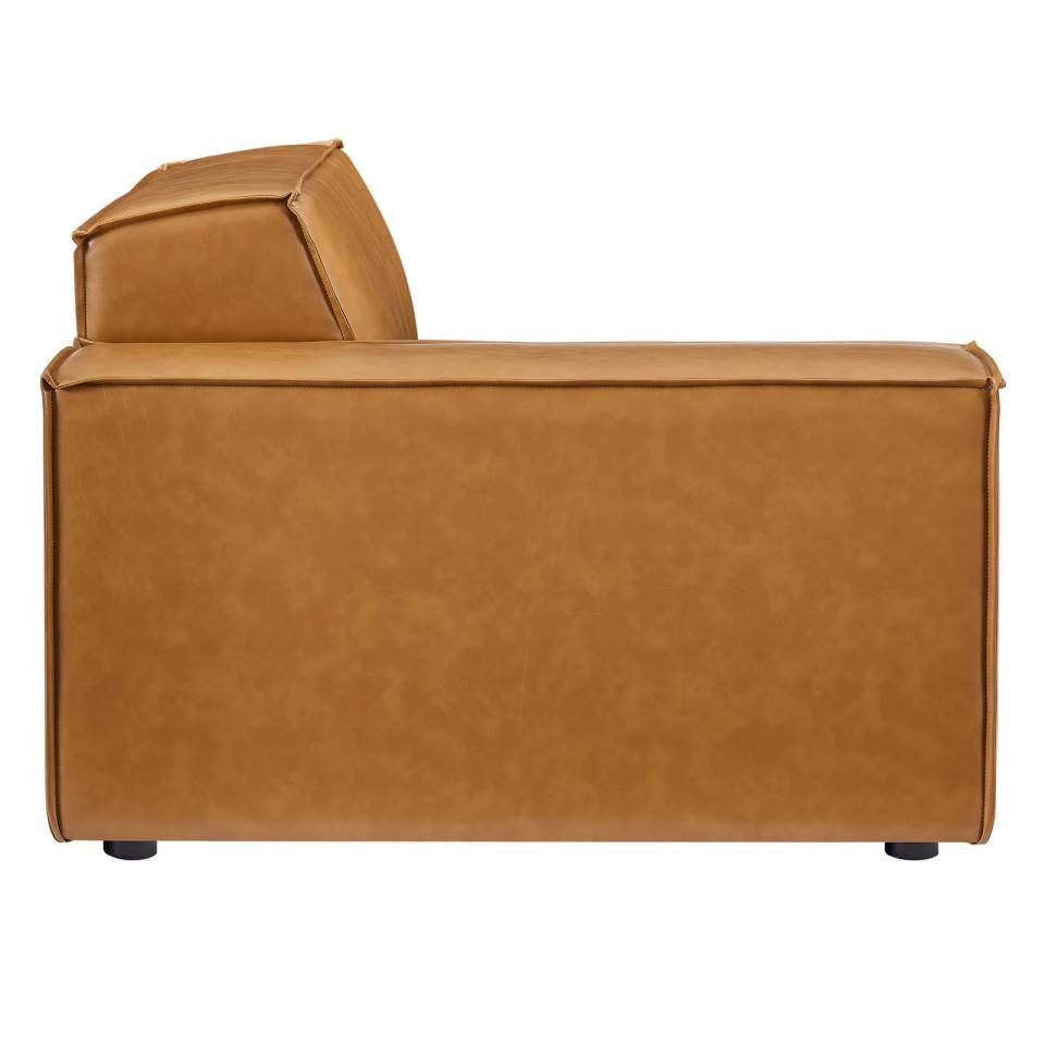 Modway Restore Vegan Leather Loveseat | Loveseats | Modishstore-4