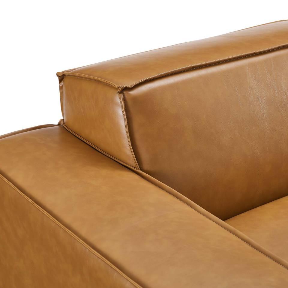 Modway Restore Vegan Leather Loveseat | Loveseats | Modishstore-6