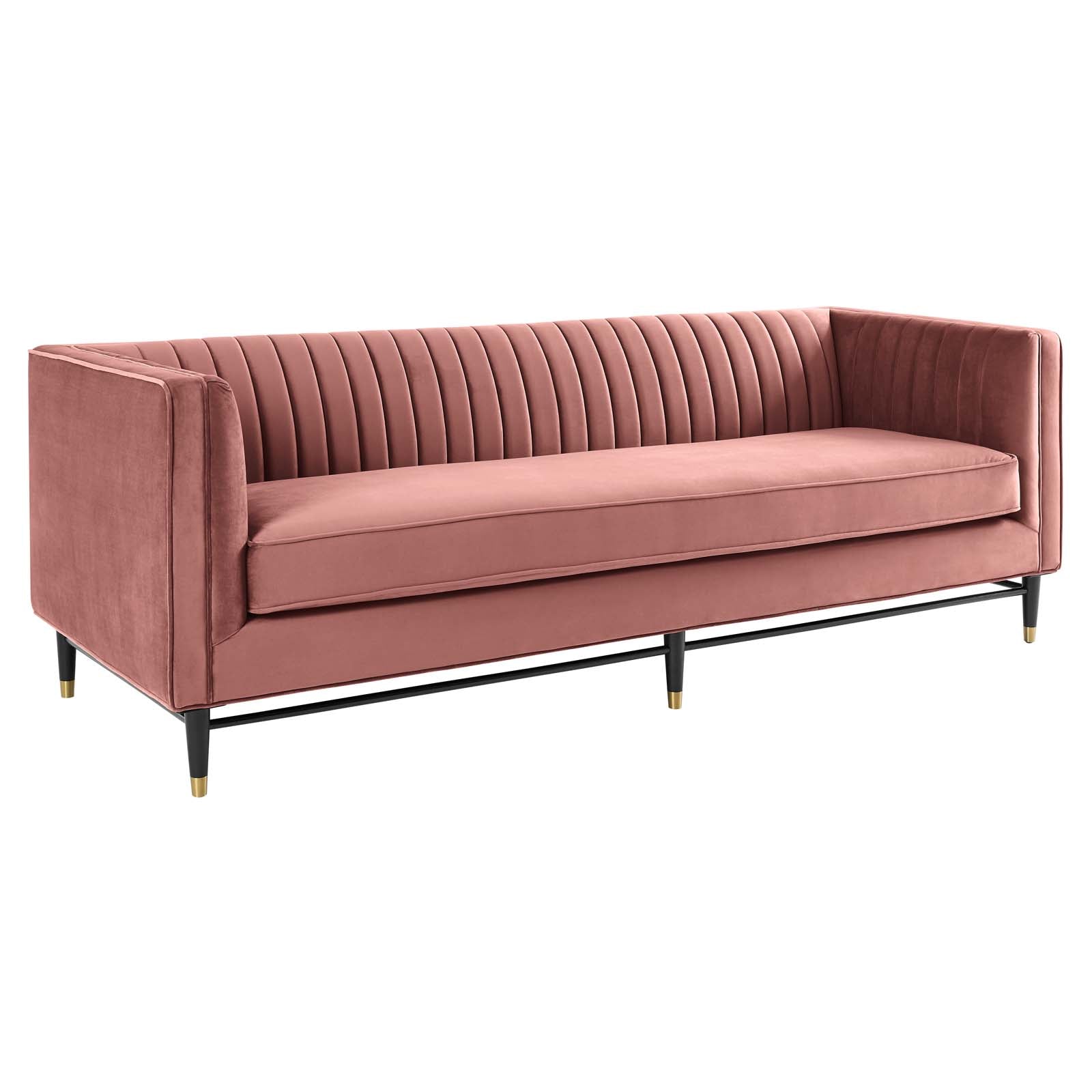 Modway Devote Channel Tufted Performance Velvet Sofa | Sofas | 