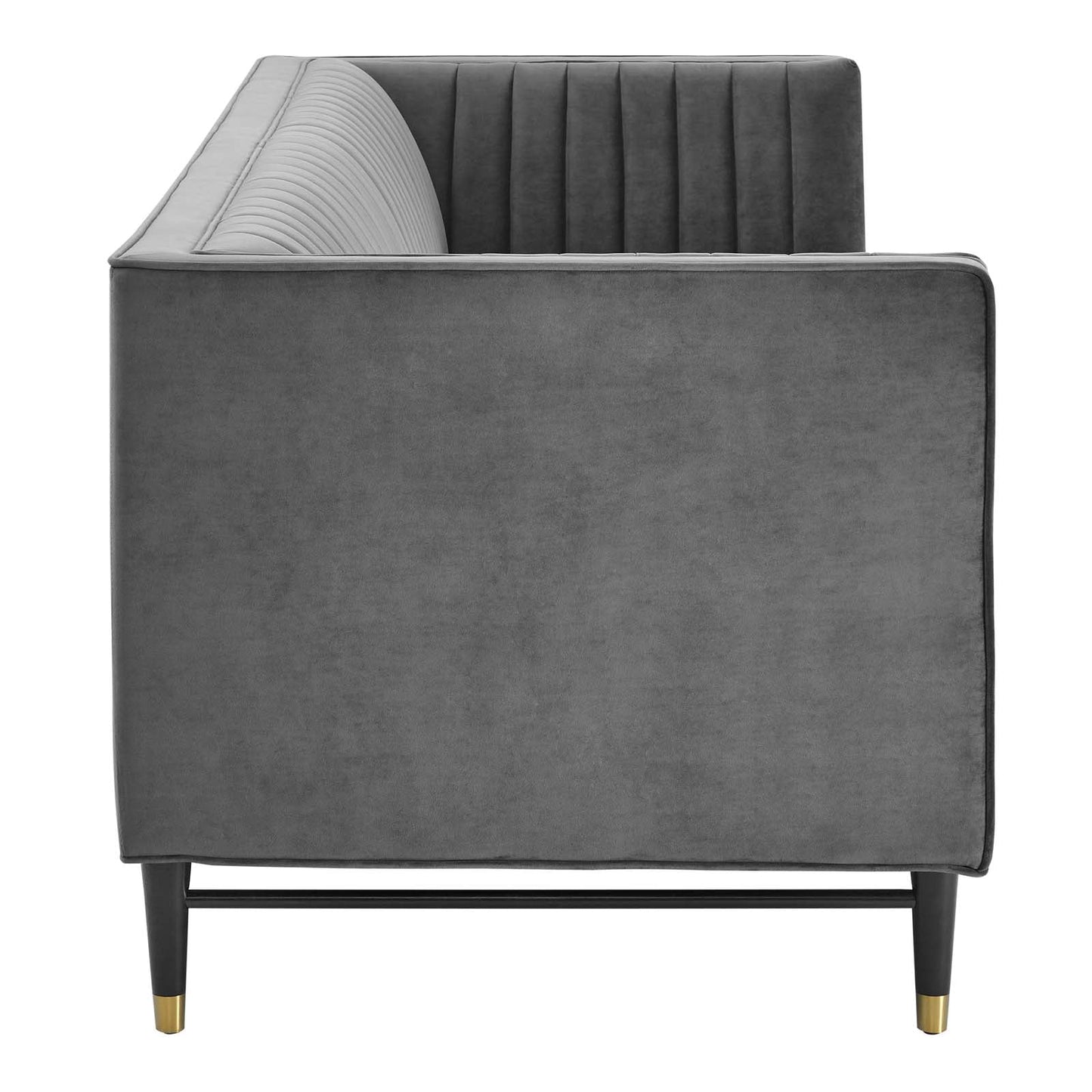 Modway Devote Channel Tufted Performance Velvet Sofa | Sofas | 