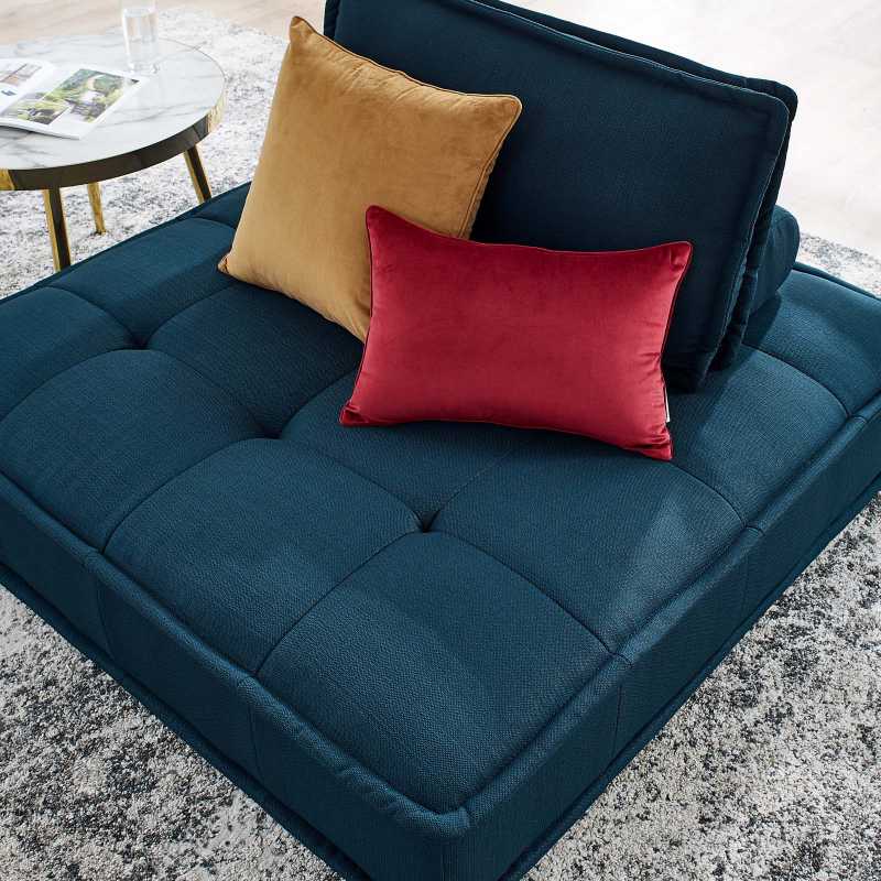Modway Saunter Tufted Fabric Armless Chair | Lounge Chairs | Modishstore