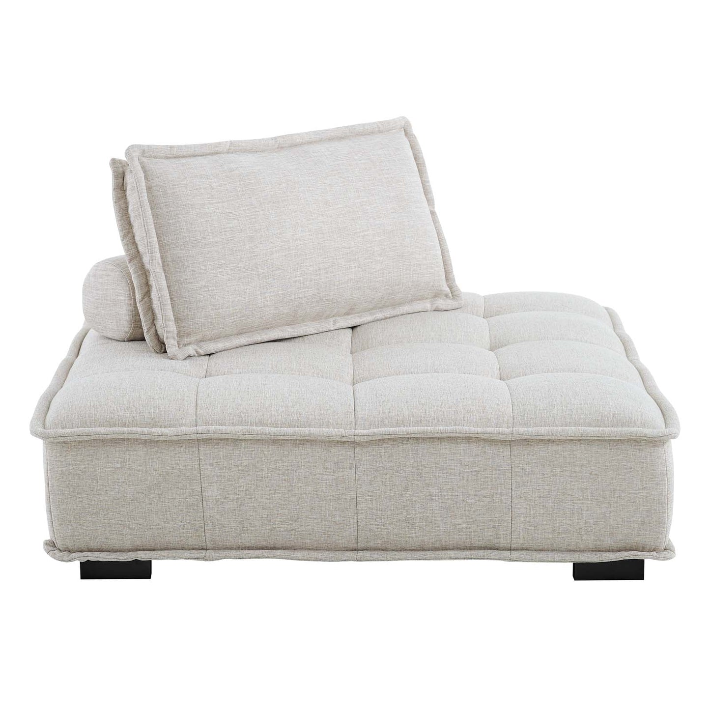 Modway Saunter Tufted Fabric Armless Chair | Lounge Chairs | Modishstore-8