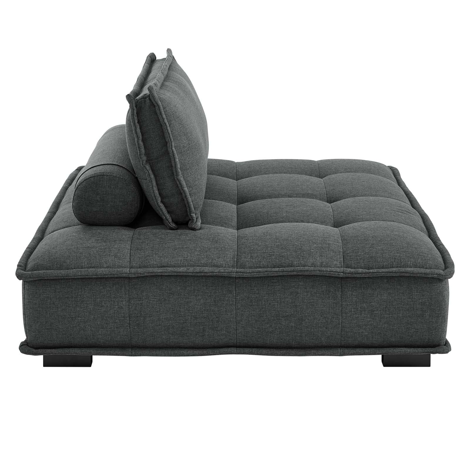 Modway Saunter Tufted Fabric Armless Chair | Lounge Chairs | Modishstore-11