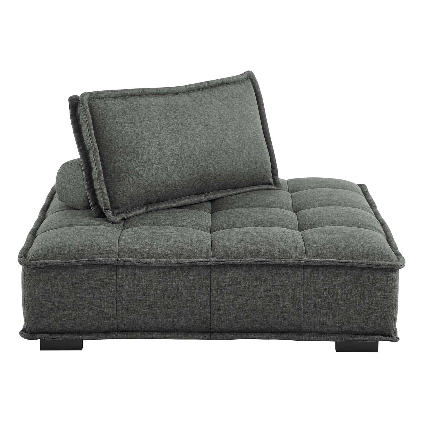 Modway Saunter Tufted Fabric Armless Chair | Lounge Chairs | Modishstore-12