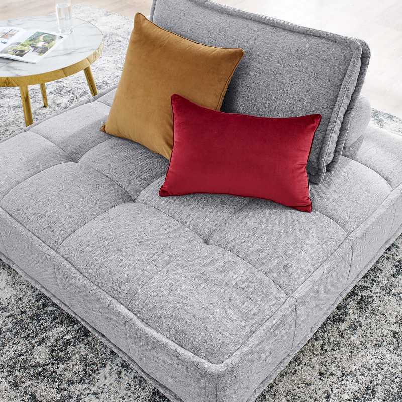 Modway Saunter Tufted Fabric Armless Chair | Lounge Chairs | Modishstore-13