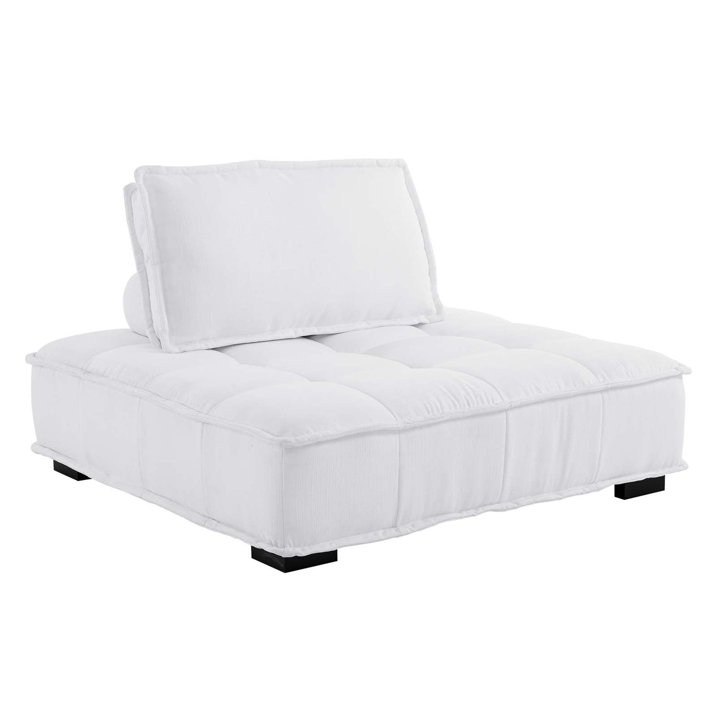 Modway Saunter Tufted Fabric Armless Chair | Lounge Chairs | Modishstore-18