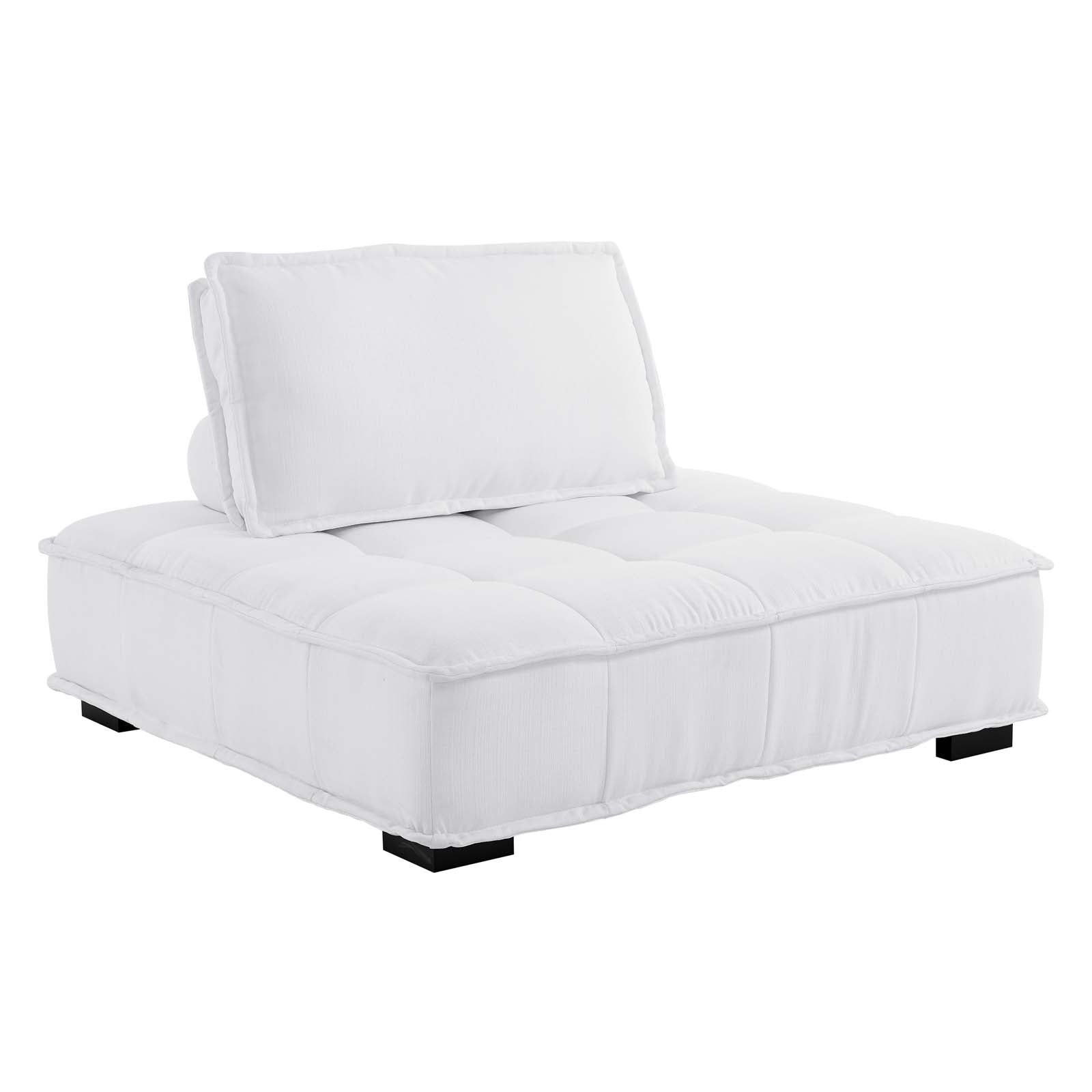 Modway Saunter Tufted Fabric Armless Chair | Lounge Chairs | Modishstore-18
