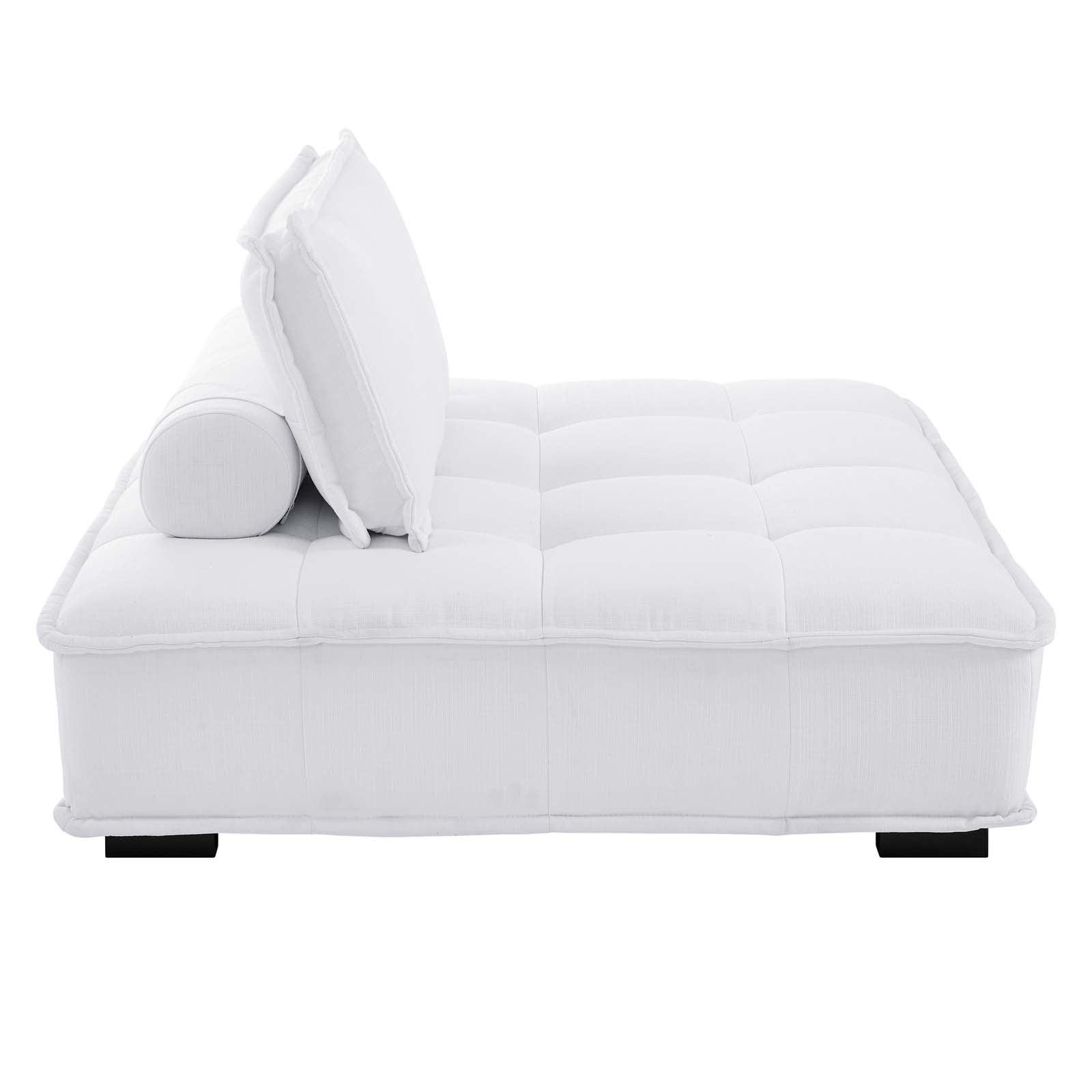 Modway Saunter Tufted Fabric Armless Chair | Lounge Chairs | Modishstore-19