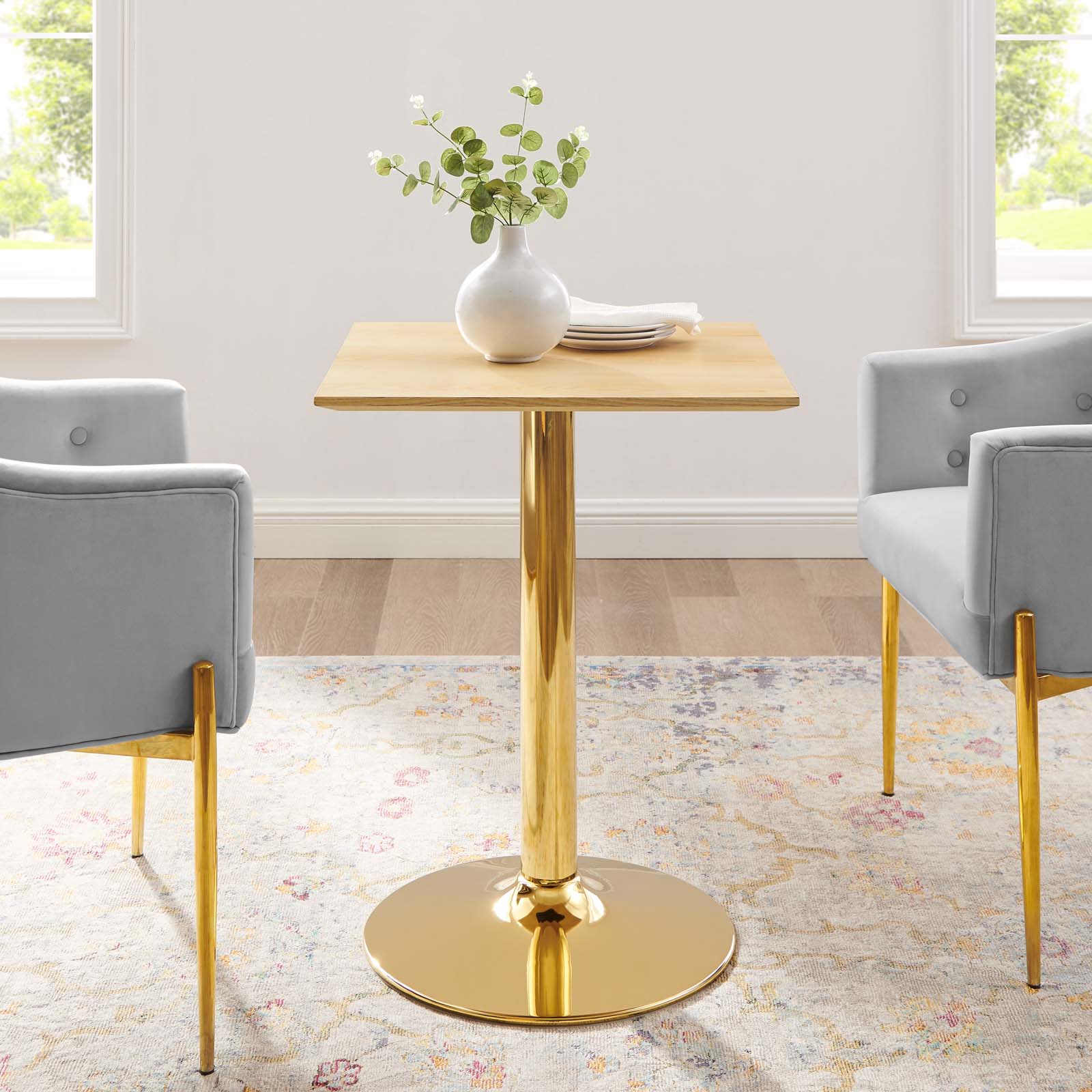 Modway Verne 24" Square Dining Table | Dining Tables | Modishstore