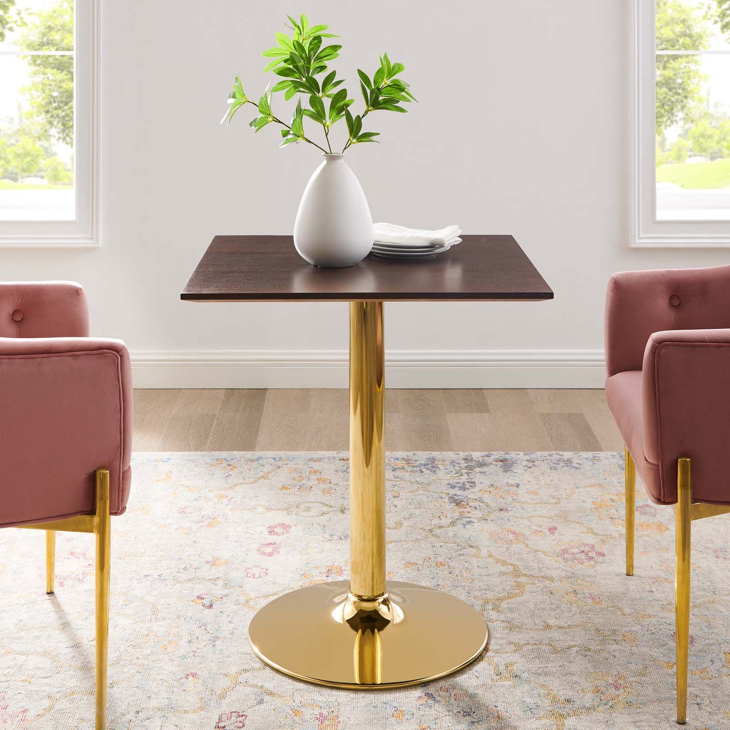 Modway Verne 28" Square Dining Table | Dining Tables | Modishstore