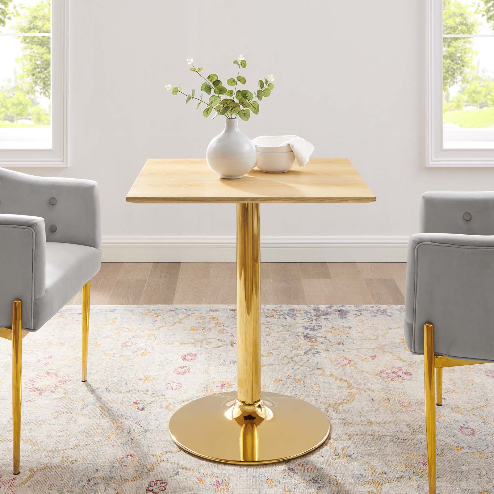 Modway Verne 28" Square Dining Table | Dining Tables | Modishstore