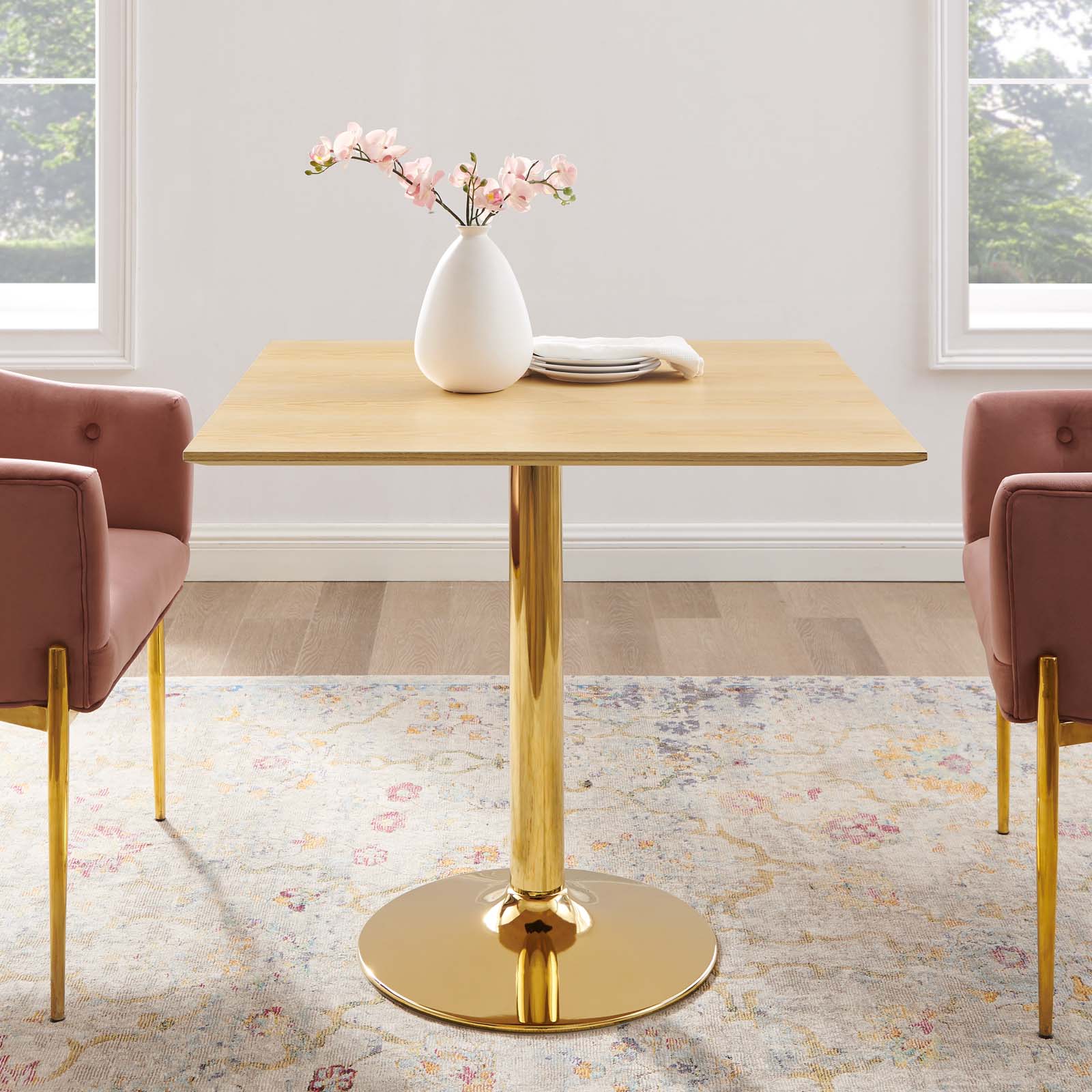 Modway Verne 35" Square Dining Table | Dining Tables | Modishstore