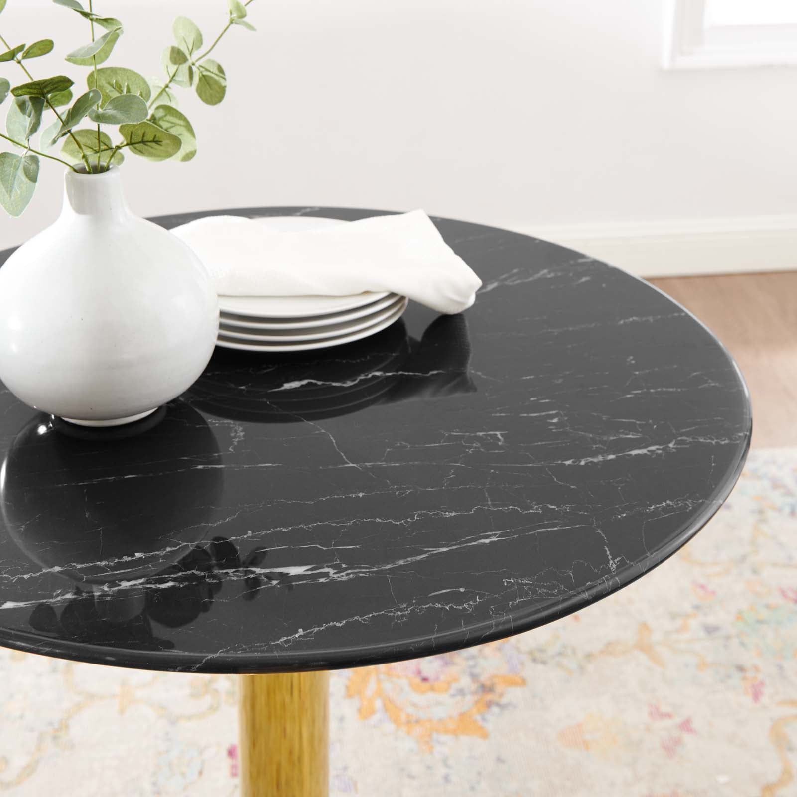 Modway Verne 28" Artificial Marble Dining Table | Dining Tables | Modishstore-6