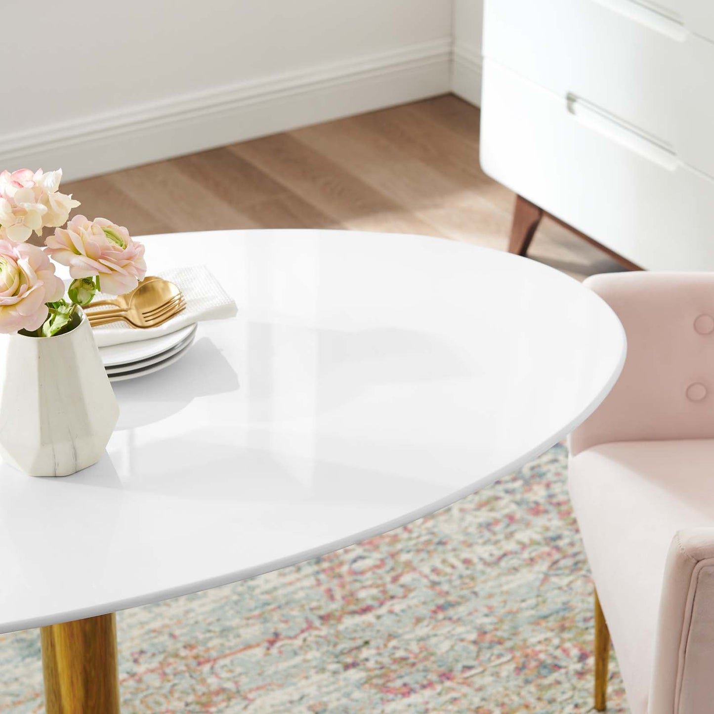 Modway Verne 48" Oval Dining Table | Dining Tables | Modishstore-5