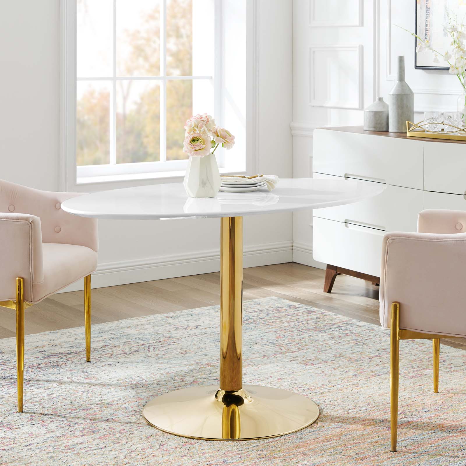 Modway Verne 48" Oval Dining Table | Dining Tables | Modishstore-6