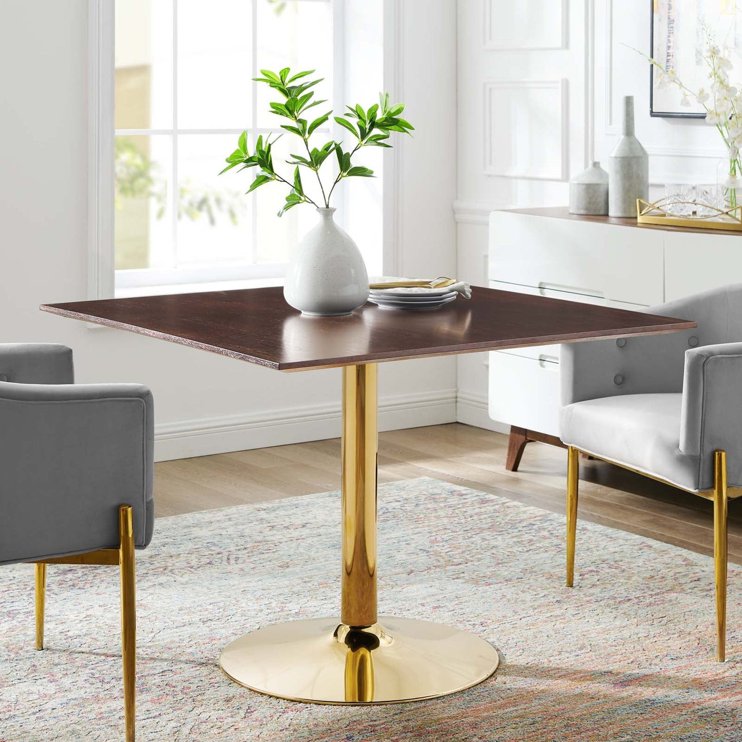 Modway Verne 40" Square Dining Table | Dining Tables | Modishstore-6