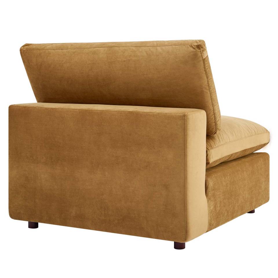 Modway Commix Down Filled Overstuffed Performance Velvet 6-Piece Sectional Sofa | Sofas | 