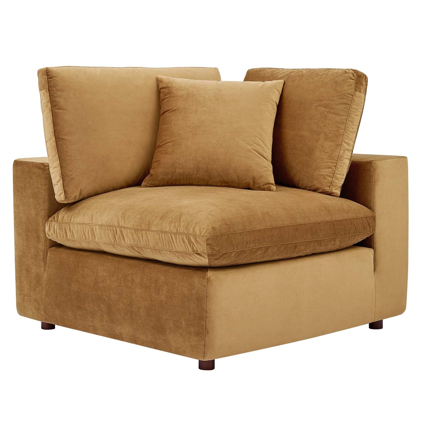 Modway Commix Down Filled Overstuffed Performance Velvet 5-Piece Sectional Sofa | Sofas | 
