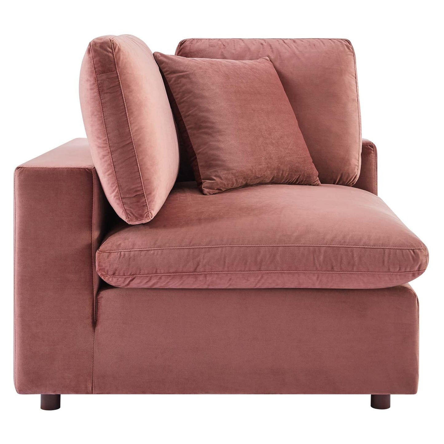 Modway Commix Down Filled Overstuffed Performance Velvet 5-Piece Sectional Sofa | Sofas | 
