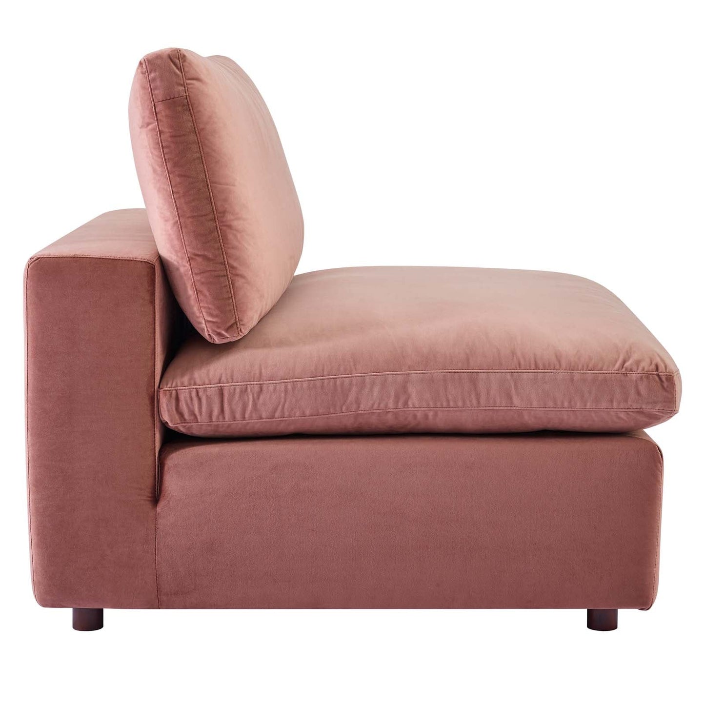 Modway Commix Down Filled Overstuffed Performance Velvet 5-Piece Sectional Sofa | Sofas | 