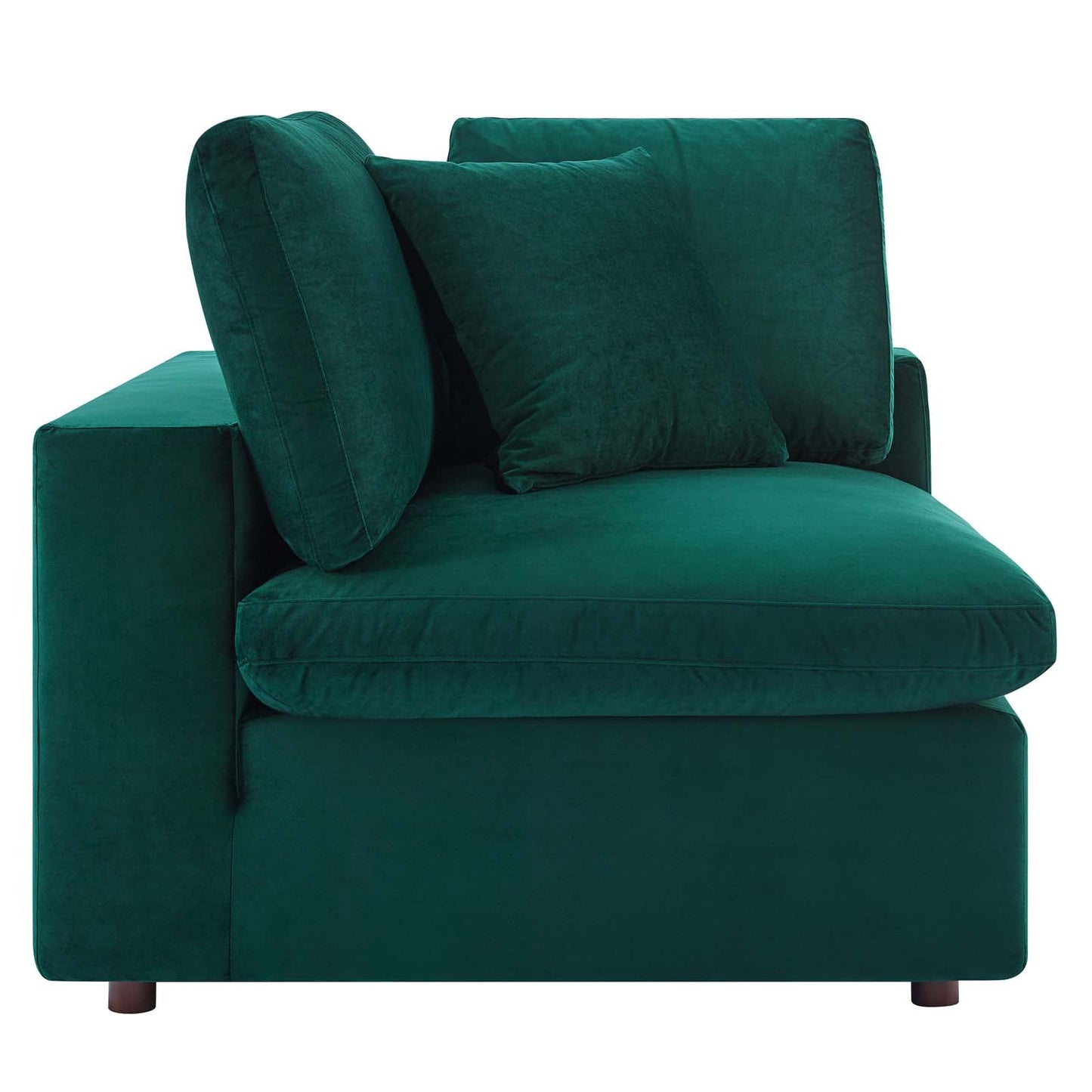 Modway Commix Down Filled Overstuffed Performance Velvet 5-Piece Sectional Sofa | Sofas | 