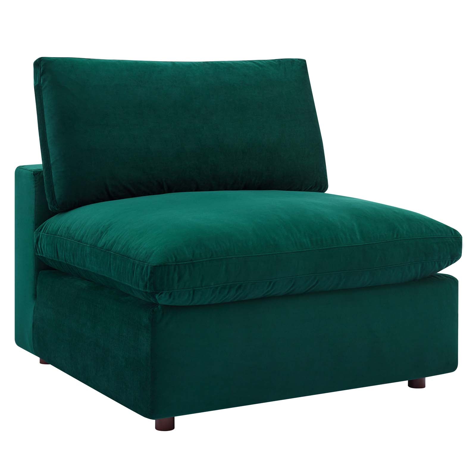 Modway Commix Down Filled Overstuffed Performance Velvet 5-Piece Sectional Sofa | Sofas | 