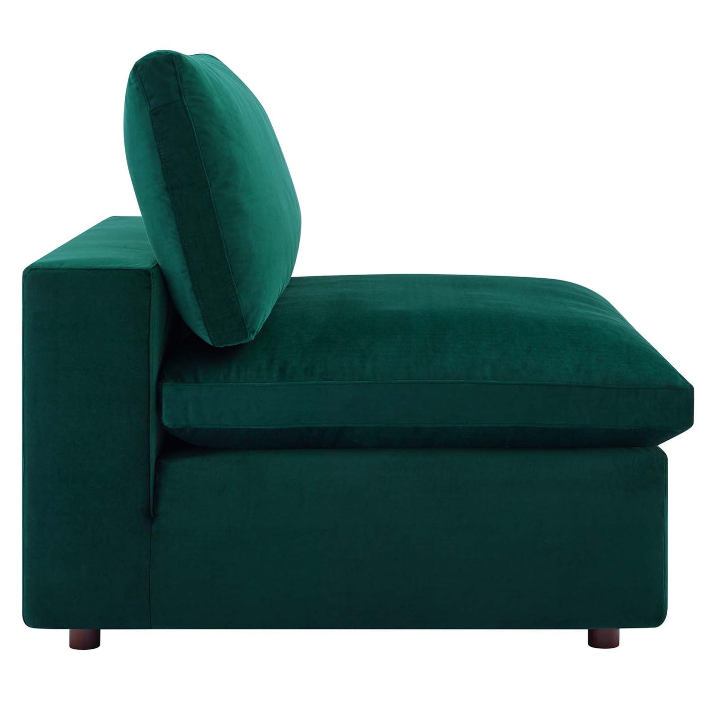 Modway Commix Down Filled Overstuffed Performance Velvet 5-Piece Sectional Sofa | Sofas | 