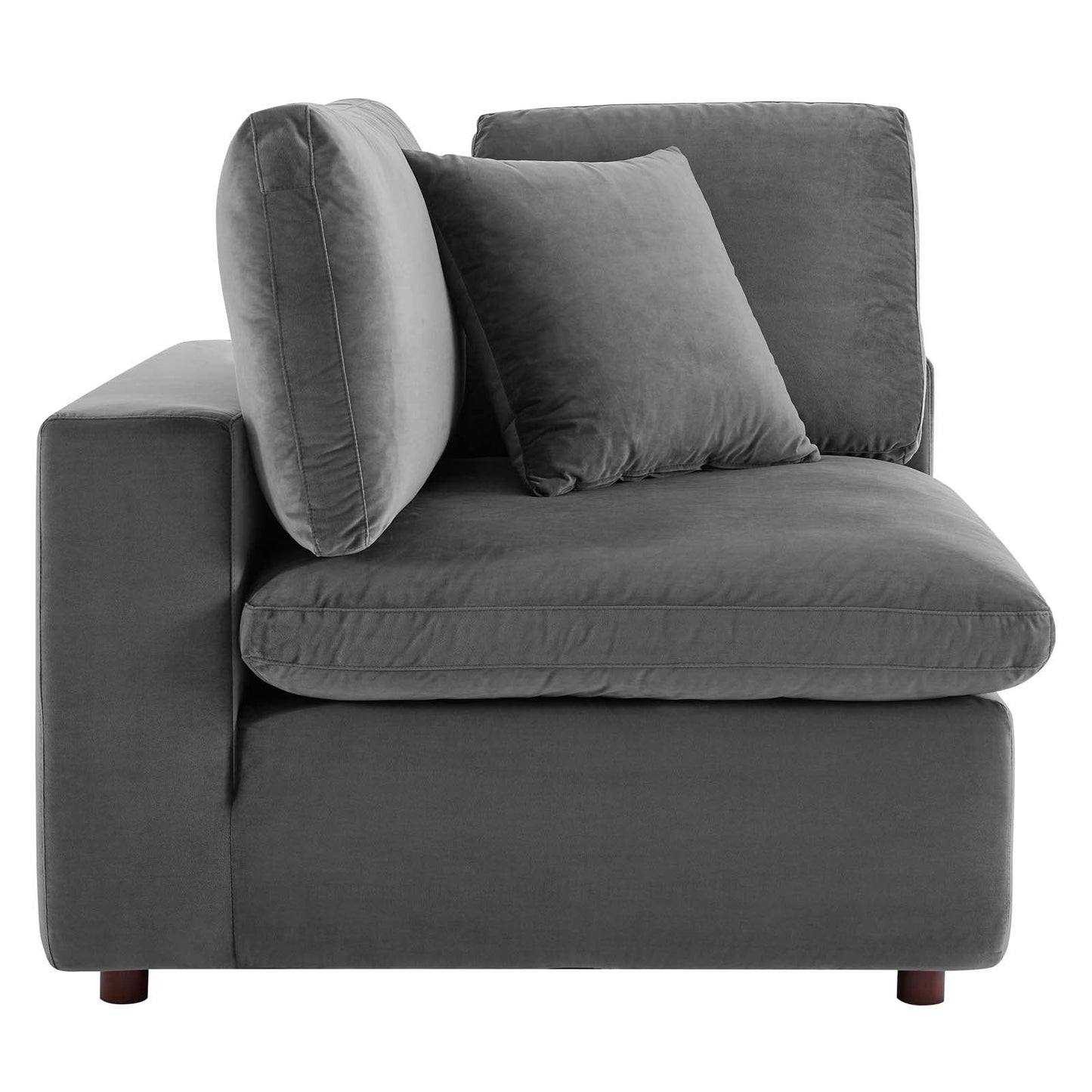Modway Commix Down Filled Overstuffed Performance Velvet 5-Piece Sectional Sofa | Sofas | 