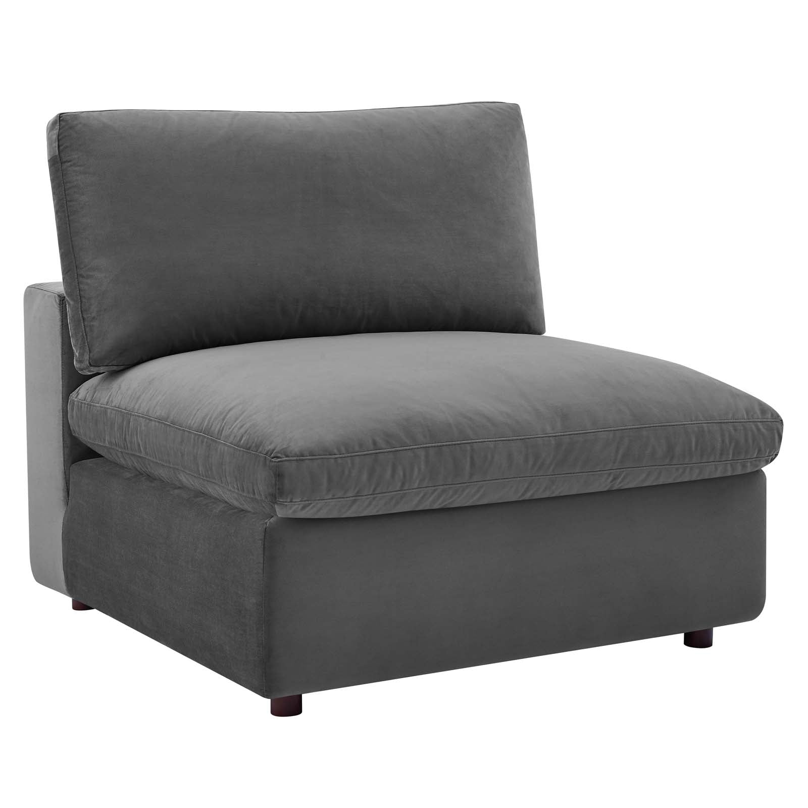 Modway Commix Down Filled Overstuffed Performance Velvet 5-Piece Sectional Sofa | Sofas | 