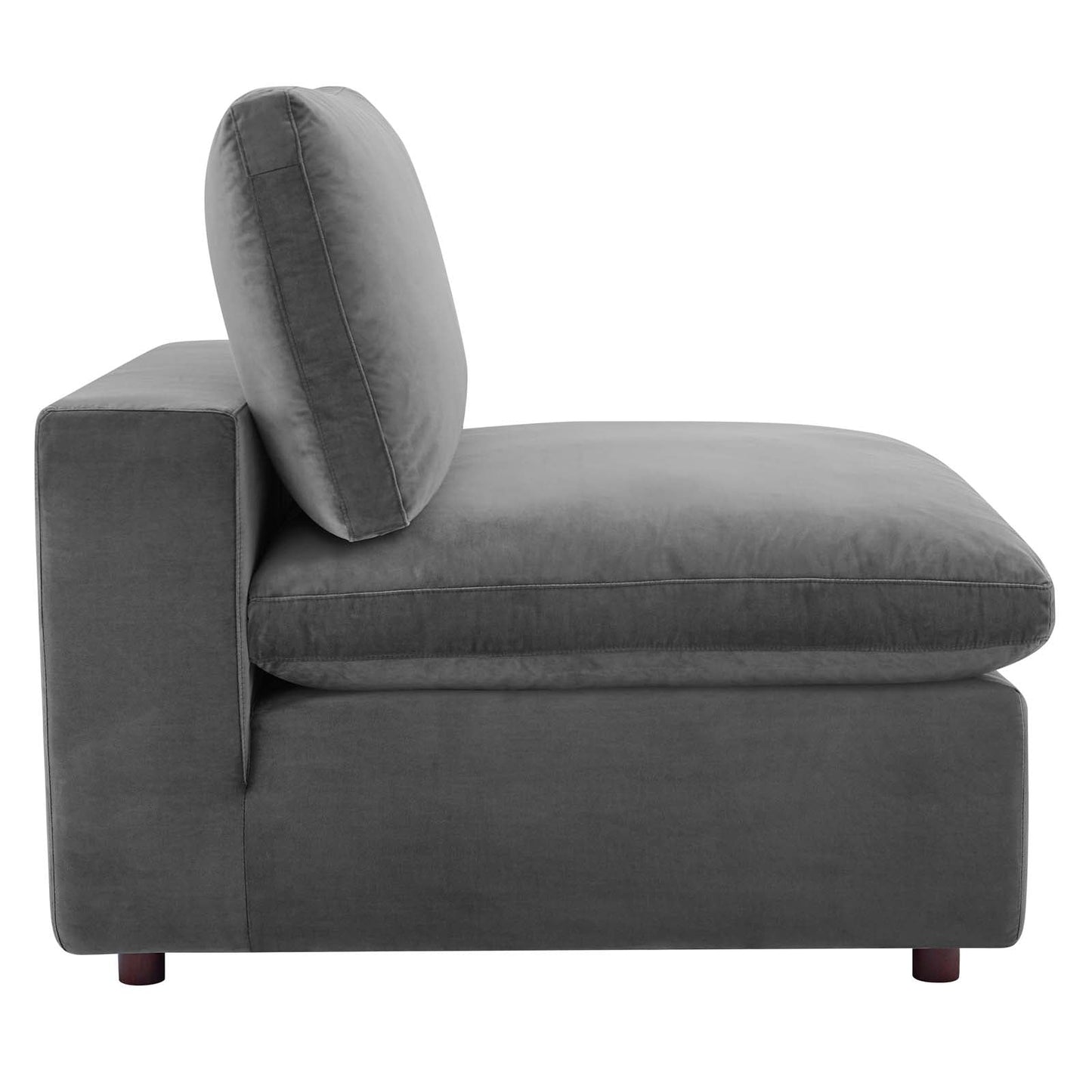 Modway Commix Down Filled Overstuffed Performance Velvet 5-Piece Sectional Sofa | Sofas | 