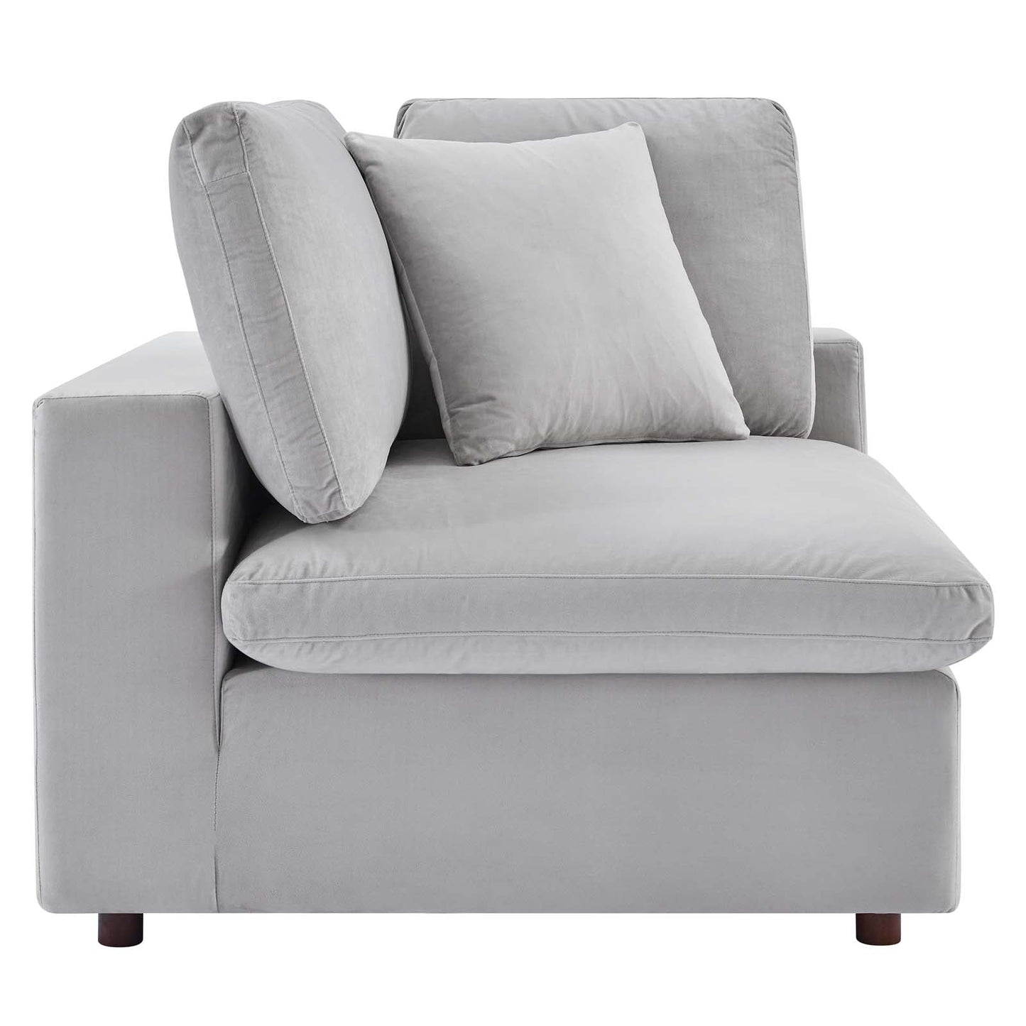 Modway Commix Down Filled Overstuffed Performance Velvet 5-Piece Sectional Sofa | Sofas | 