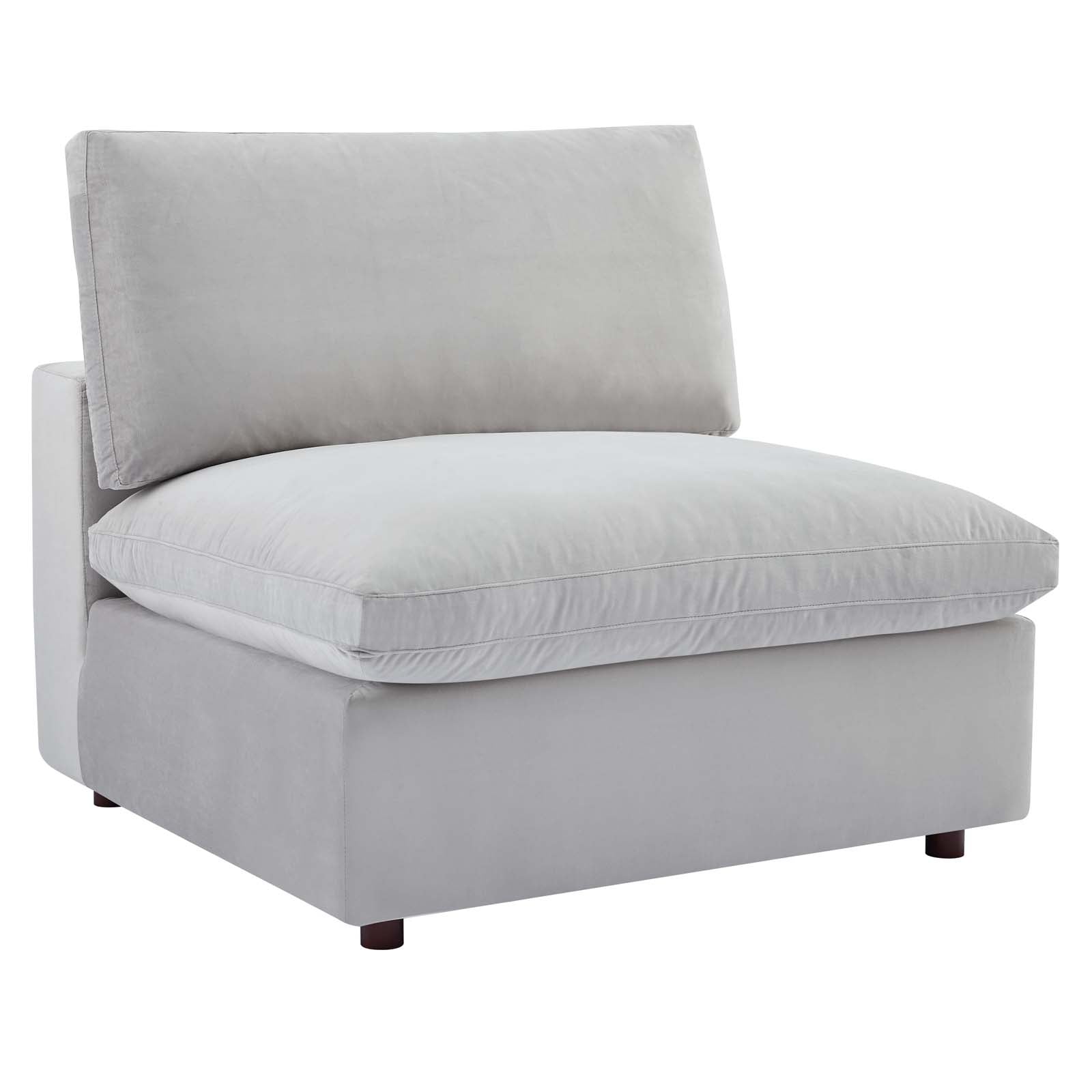 Modway Commix Down Filled Overstuffed Performance Velvet 5-Piece Sectional Sofa | Sofas | 