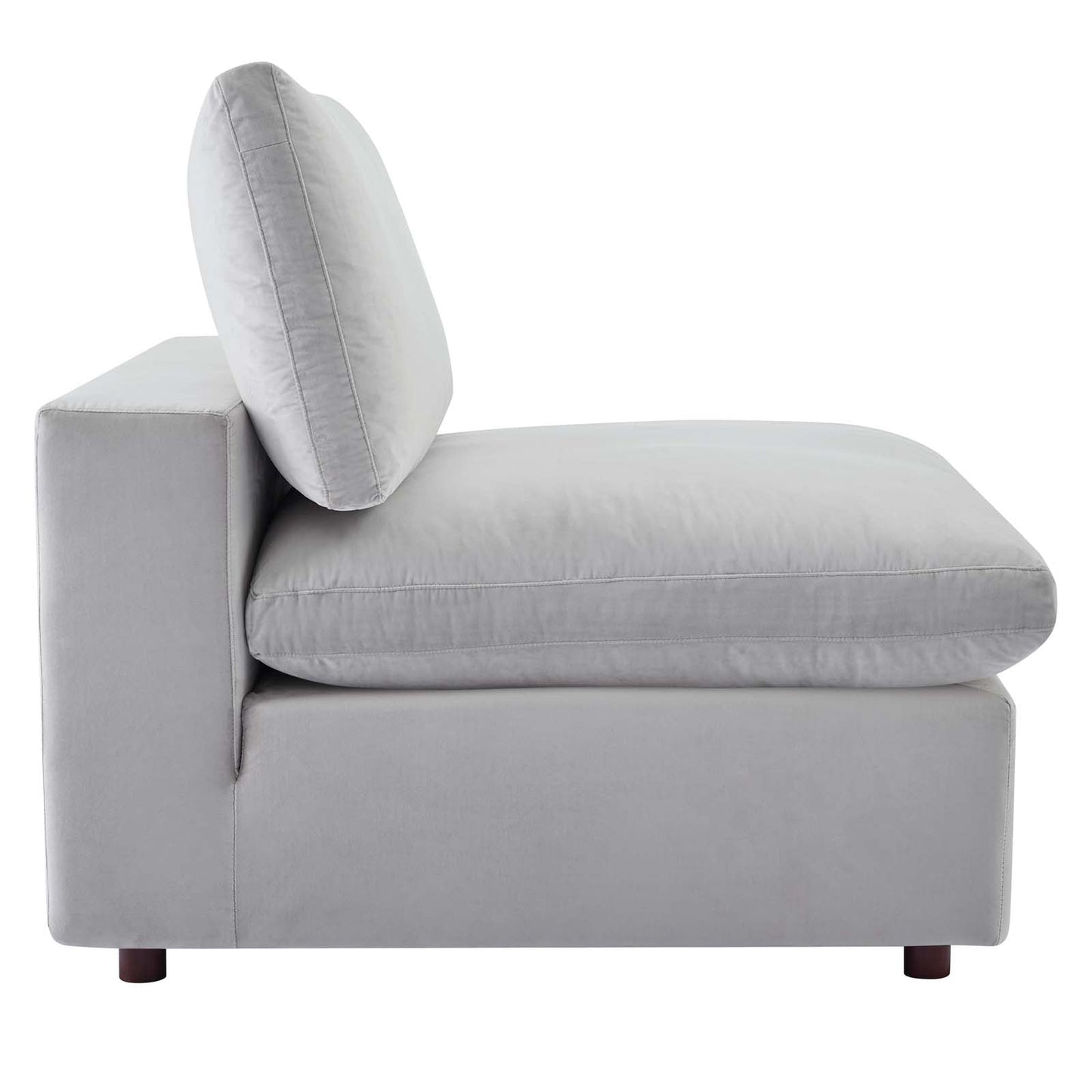 Modway Commix Down Filled Overstuffed Performance Velvet 5-Piece Sectional Sofa | Sofas | 