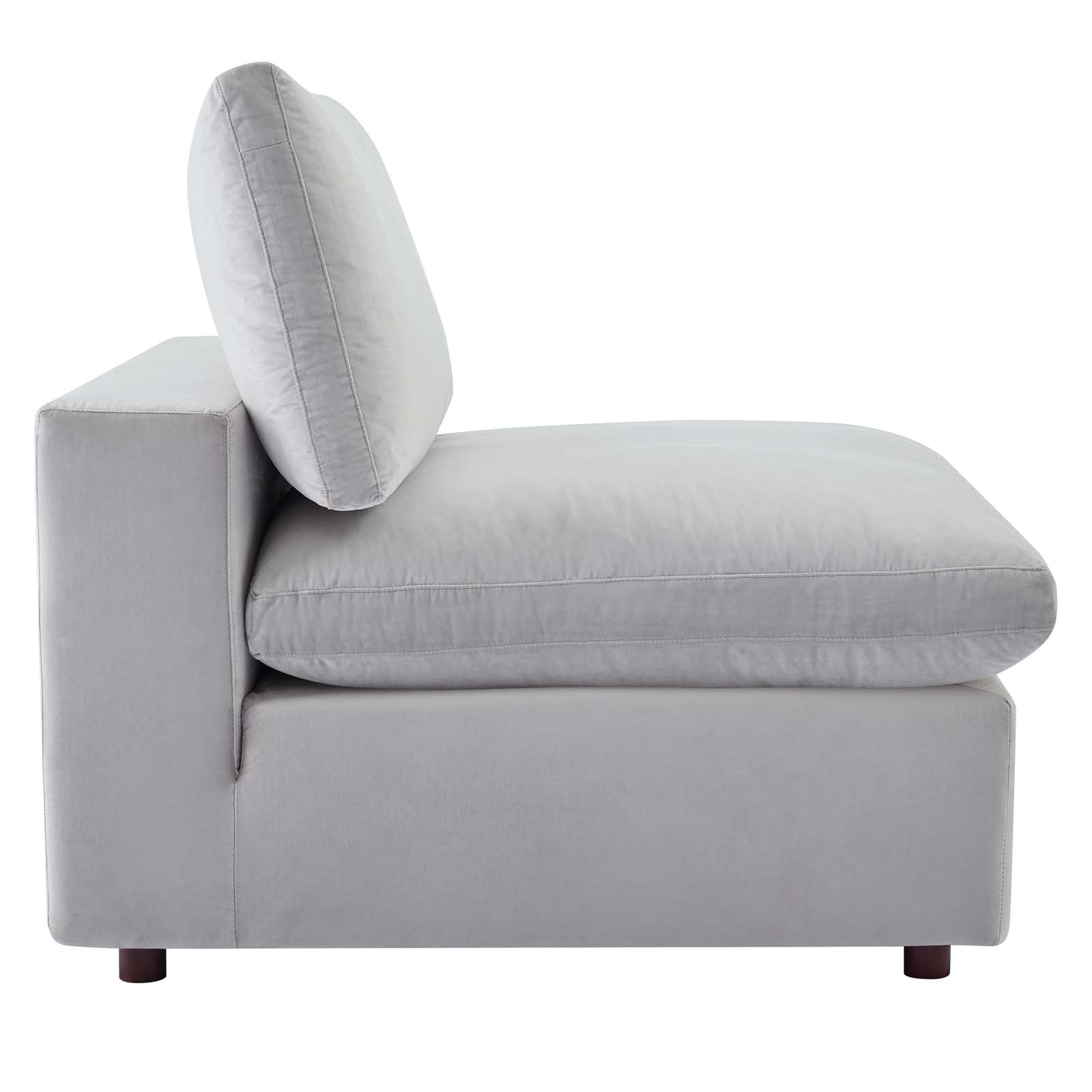 Modway Commix Down Filled Overstuffed Performance Velvet 5-Piece Sectional Sofa | Sofas | 