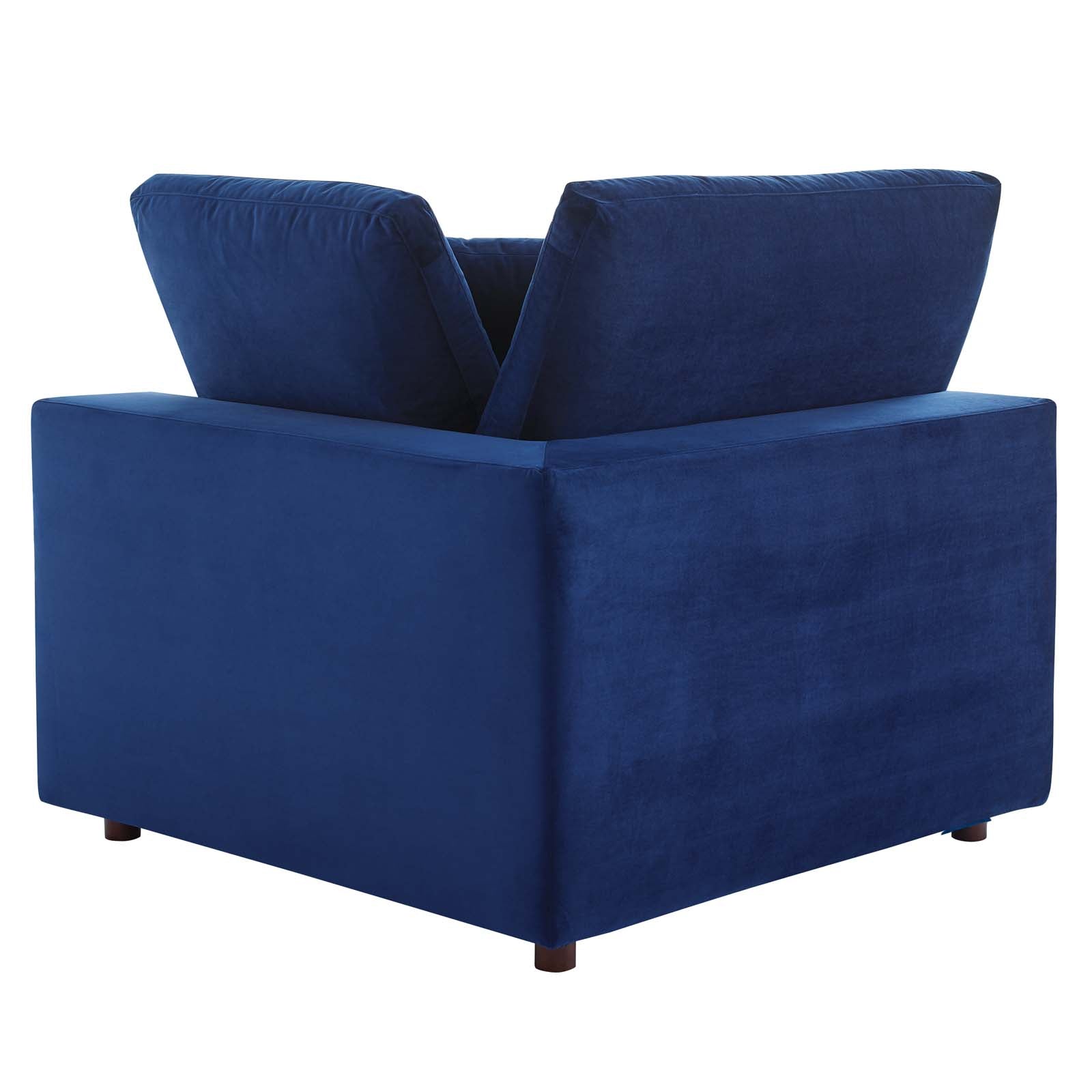 Modway Commix Down Filled Overstuffed Performance Velvet 5-Piece Sectional Sofa | Sofas | 
