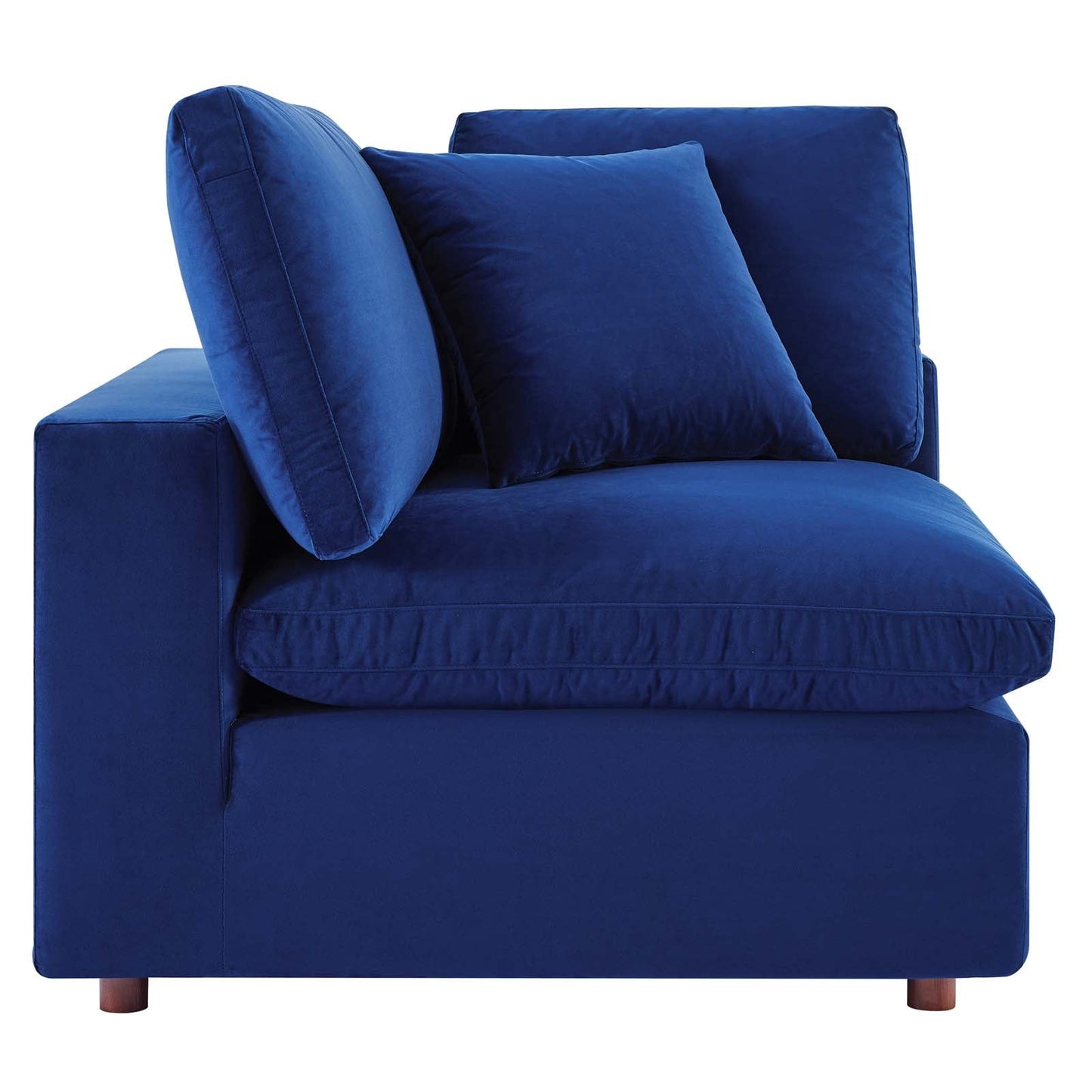 Modway Commix Down Filled Overstuffed Performance Velvet 5-Piece Sectional Sofa | Sofas | 