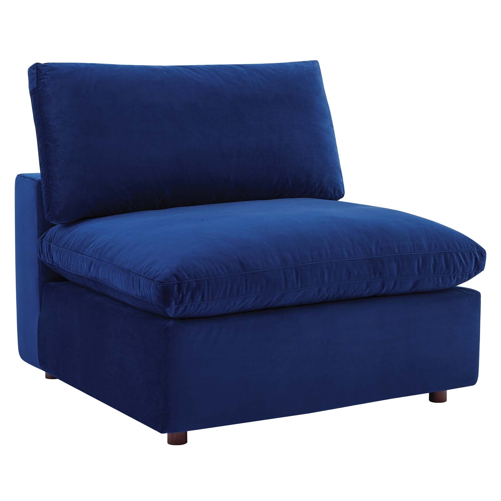 Modway Commix Down Filled Overstuffed Performance Velvet 5-Piece Sectional Sofa | Sofas | 