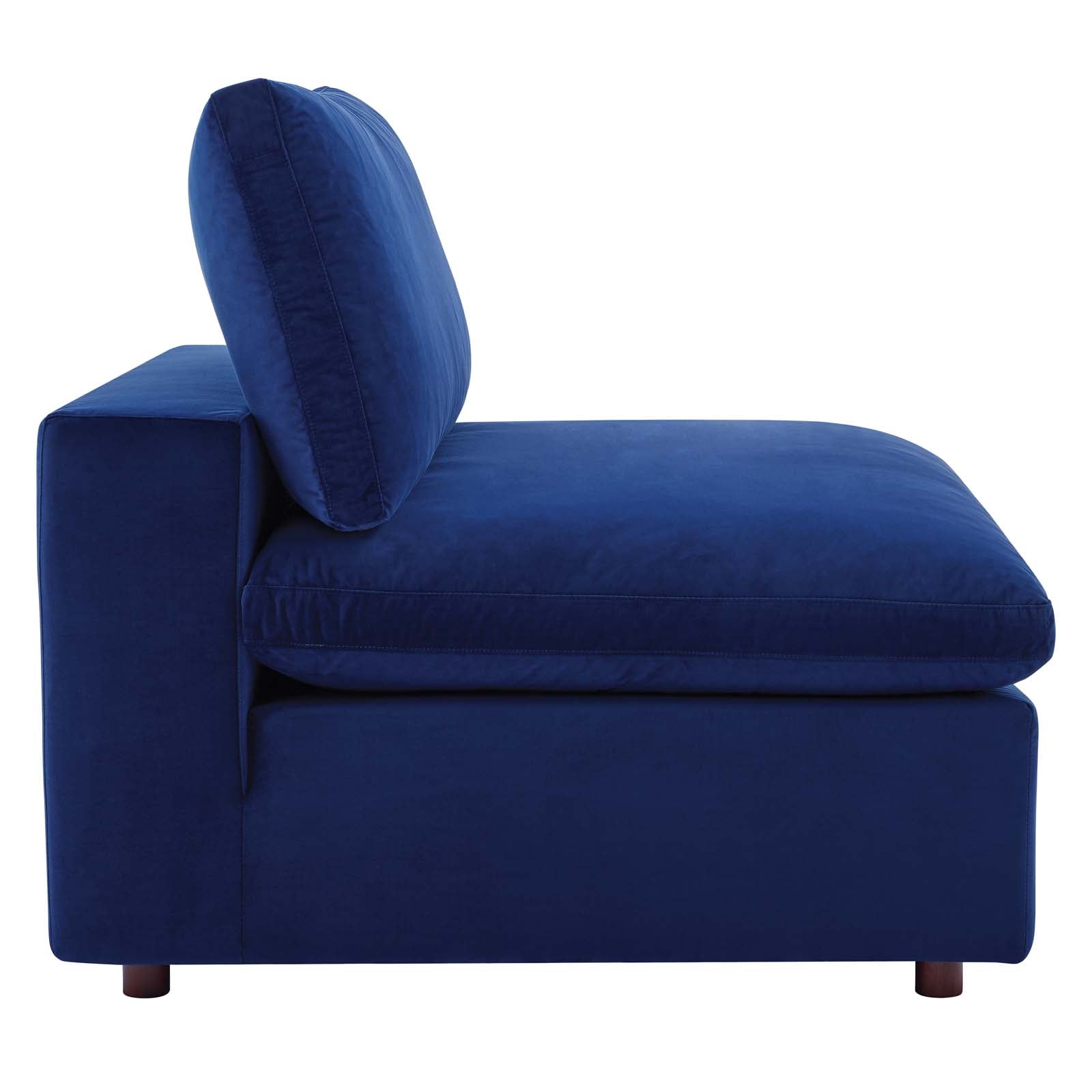 Modway Commix Down Filled Overstuffed Performance Velvet 5-Piece Sectional Sofa | Sofas | 